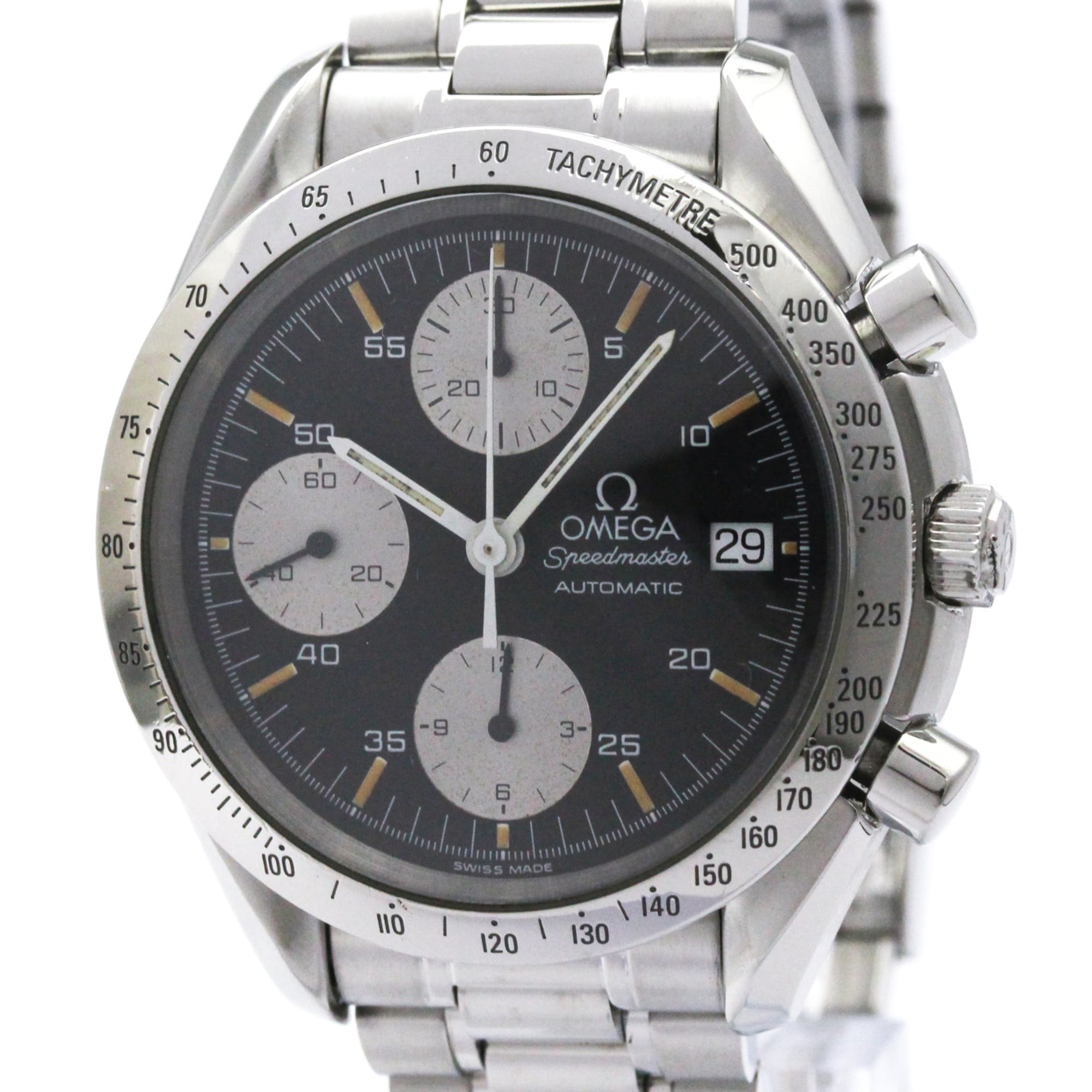 OMEGA Speedmaster Date Steel Automatic Mens Watch 3511.50 Polished