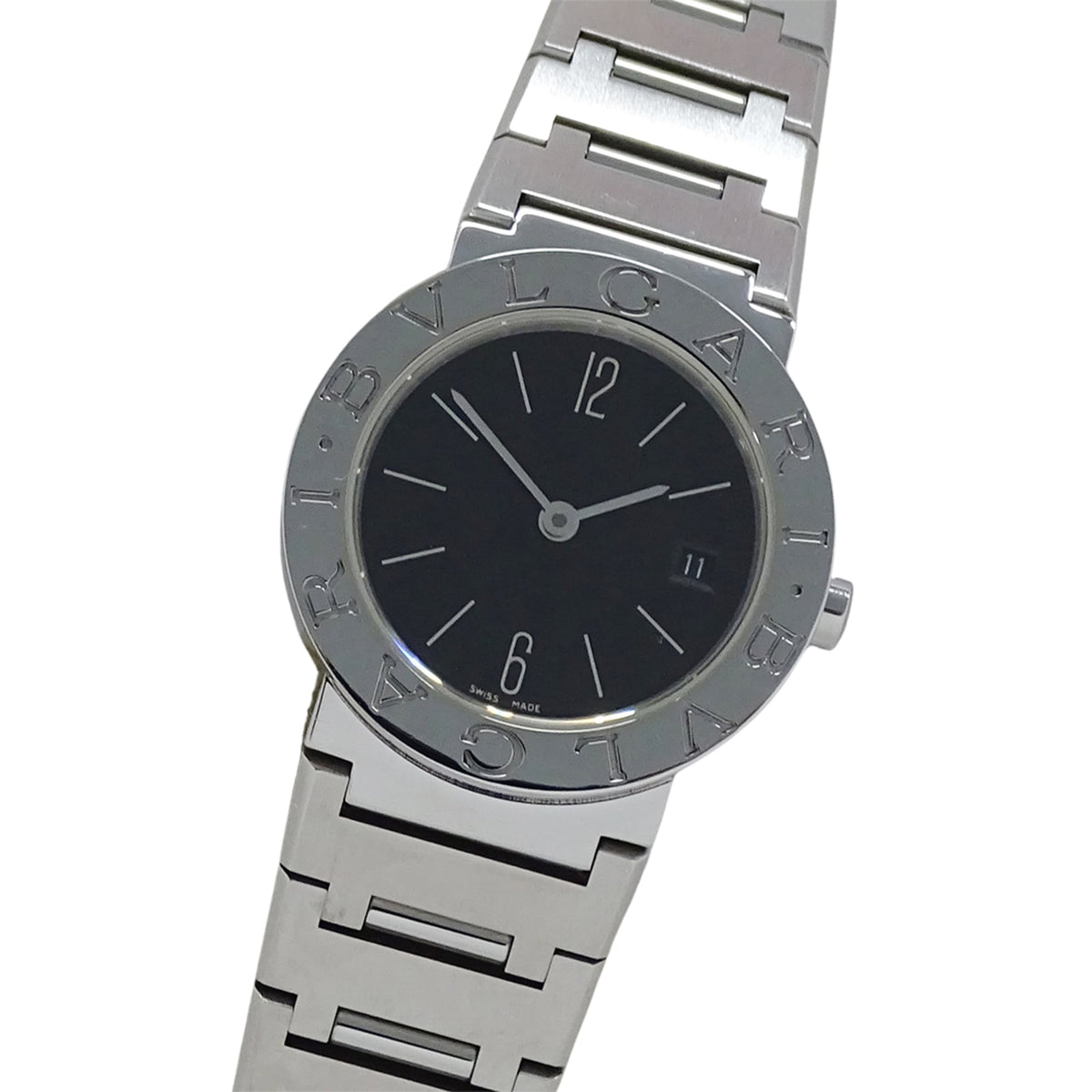 Bvlgari Bulgari BVLGARI BB26SS Black Dial 26mm Watch