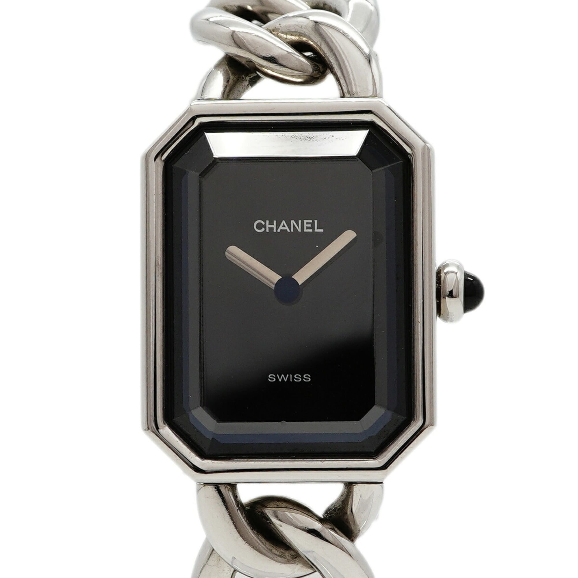 Chanel PremiÃ¨re S Chain H0452 Black Dial Wo