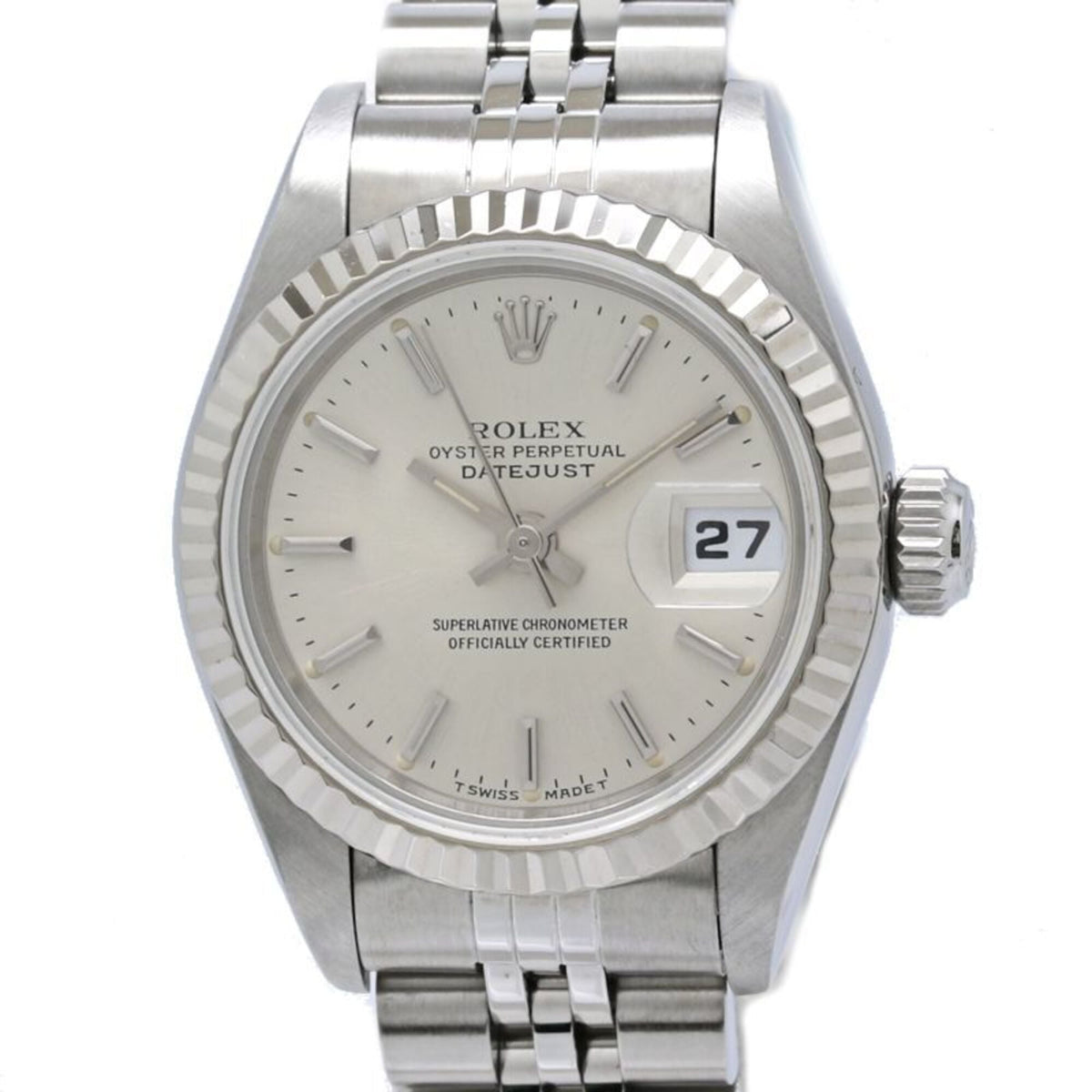 Rolex Datejust 69174 Silber Zifferblatt 26 mm Uhr