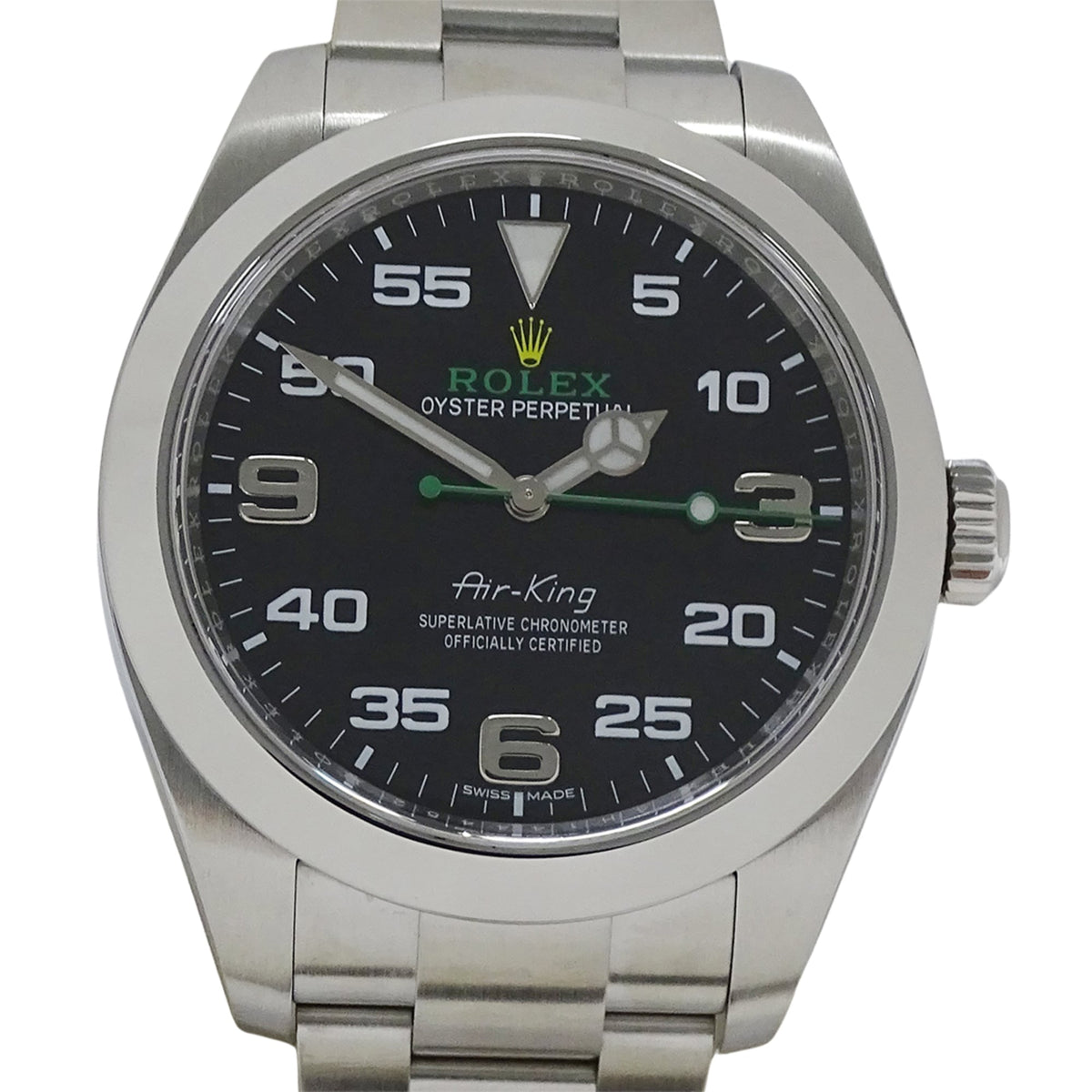Rolex Air-King 116900 met zwarte wijzerplaat 40mm horloge