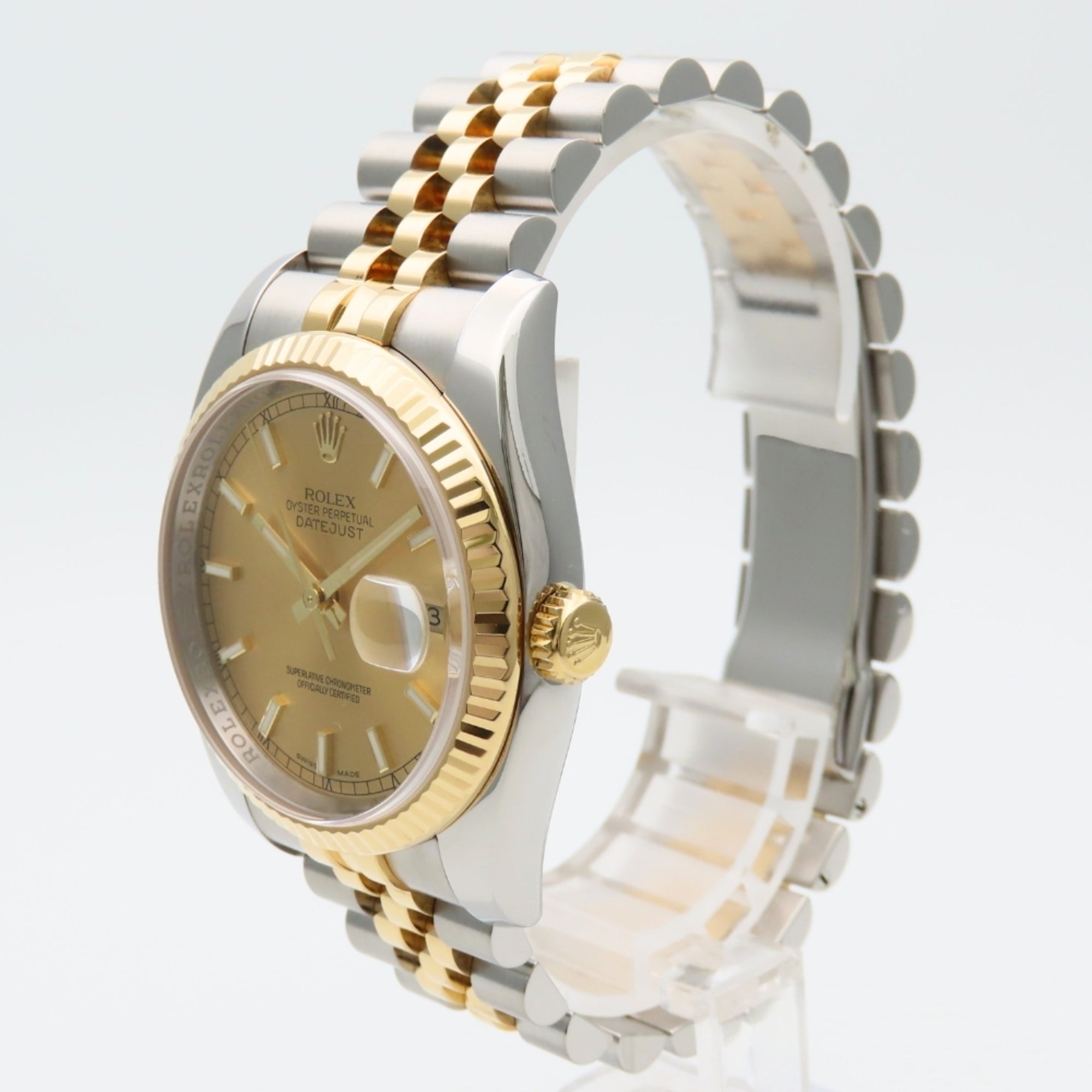 Rolex Datejust 116233 herenhorloge van roestvrij staal en 18-karaats geelgoud ROLEX