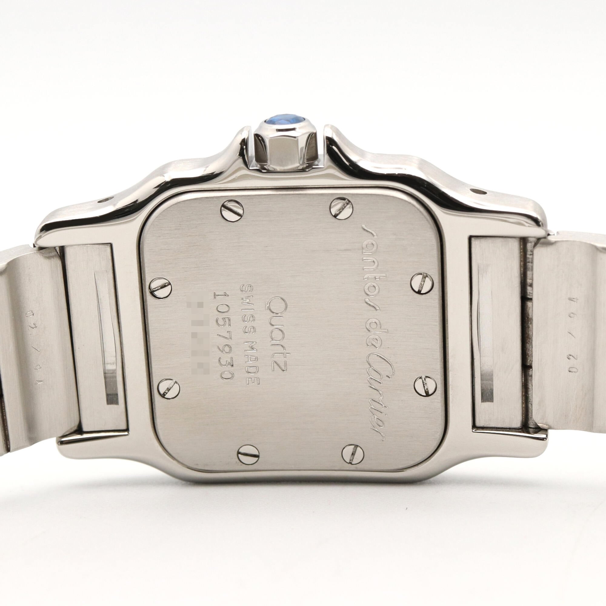 Cartier Santos Galbee SM W20012C4 Silver Dial 23mm Watch