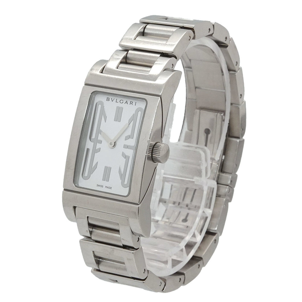 Montre Bvlgari Bulgari BVLGARI Rettangoro RT39S Blanc avec cadran de 21 mm