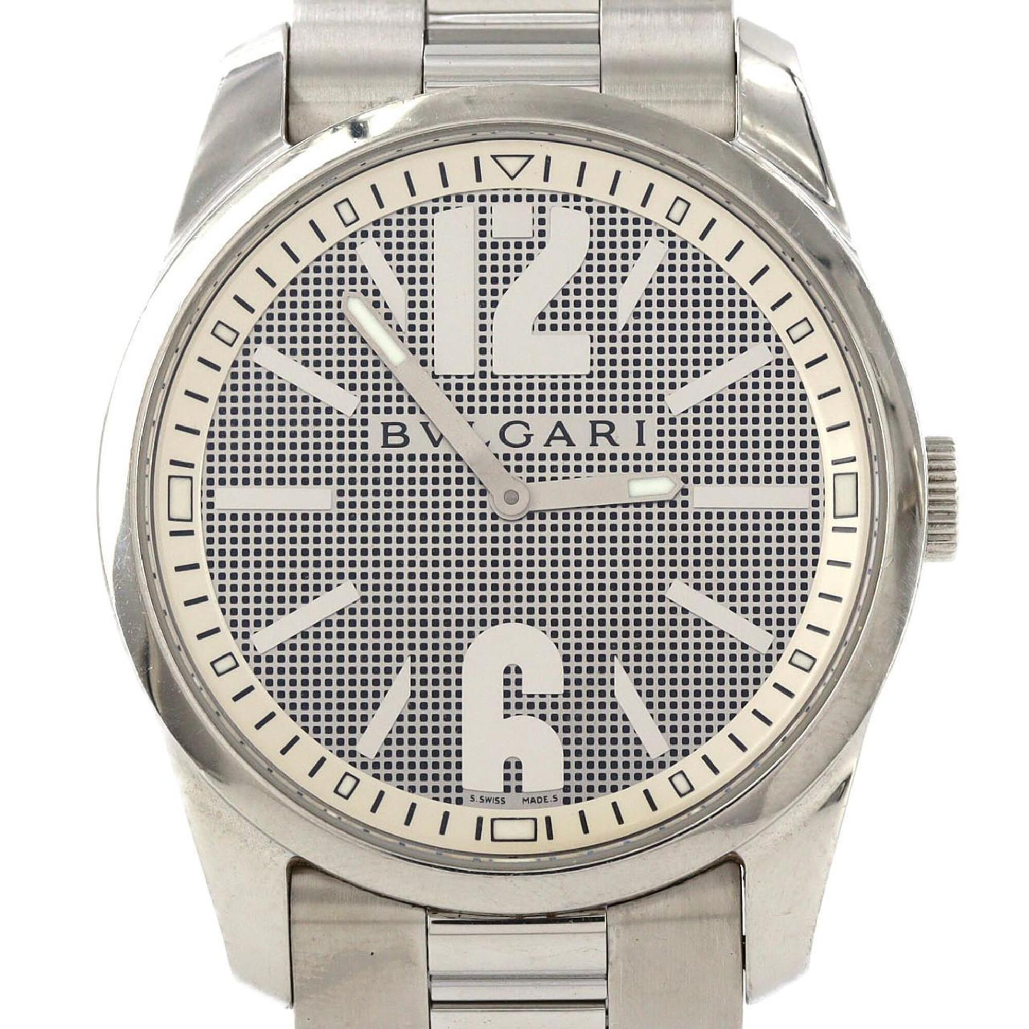 Bulgari Solotempo ST42S ST42SS Stainless Steel Quartz