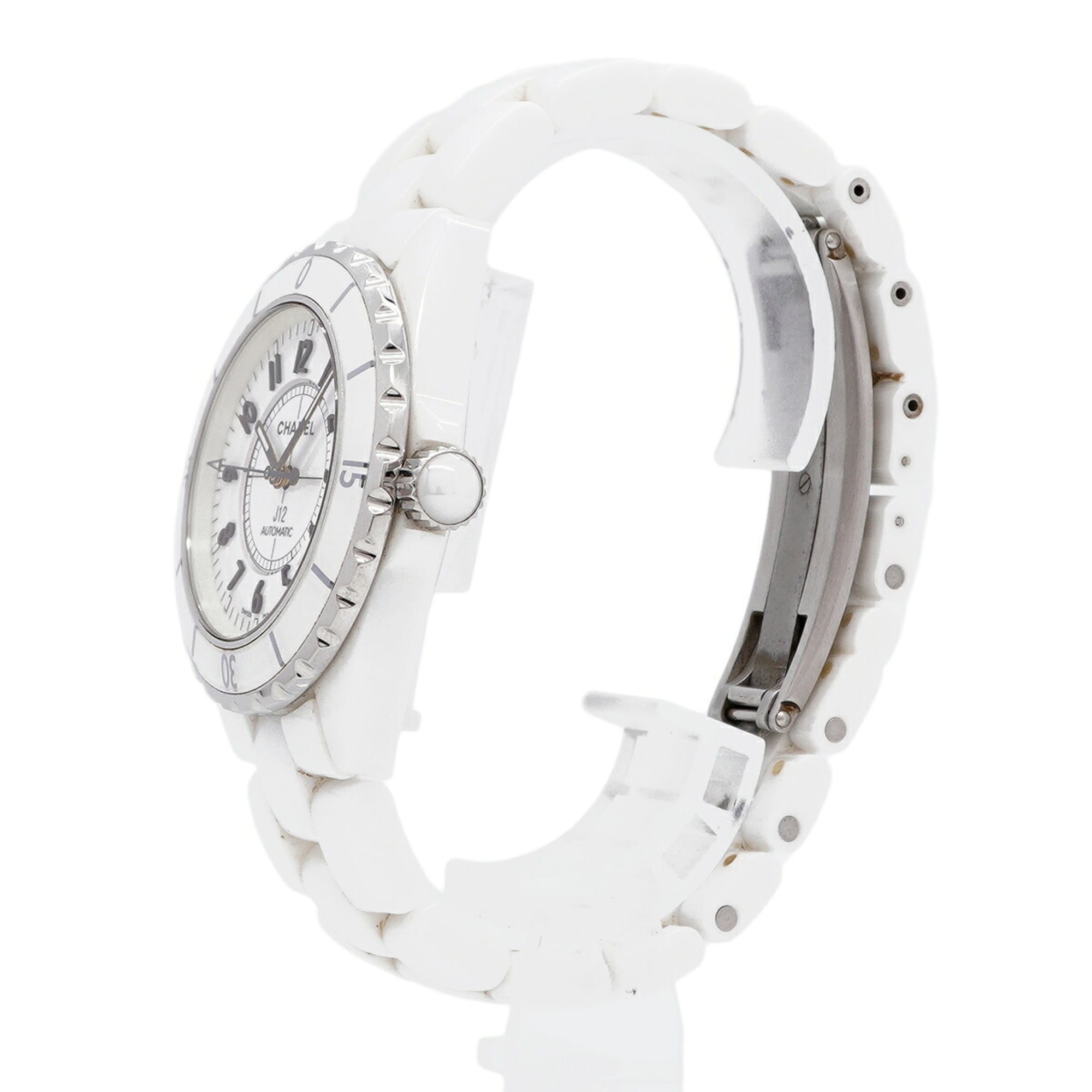 Chanel J12 H0970 White Dial 39mm Watch