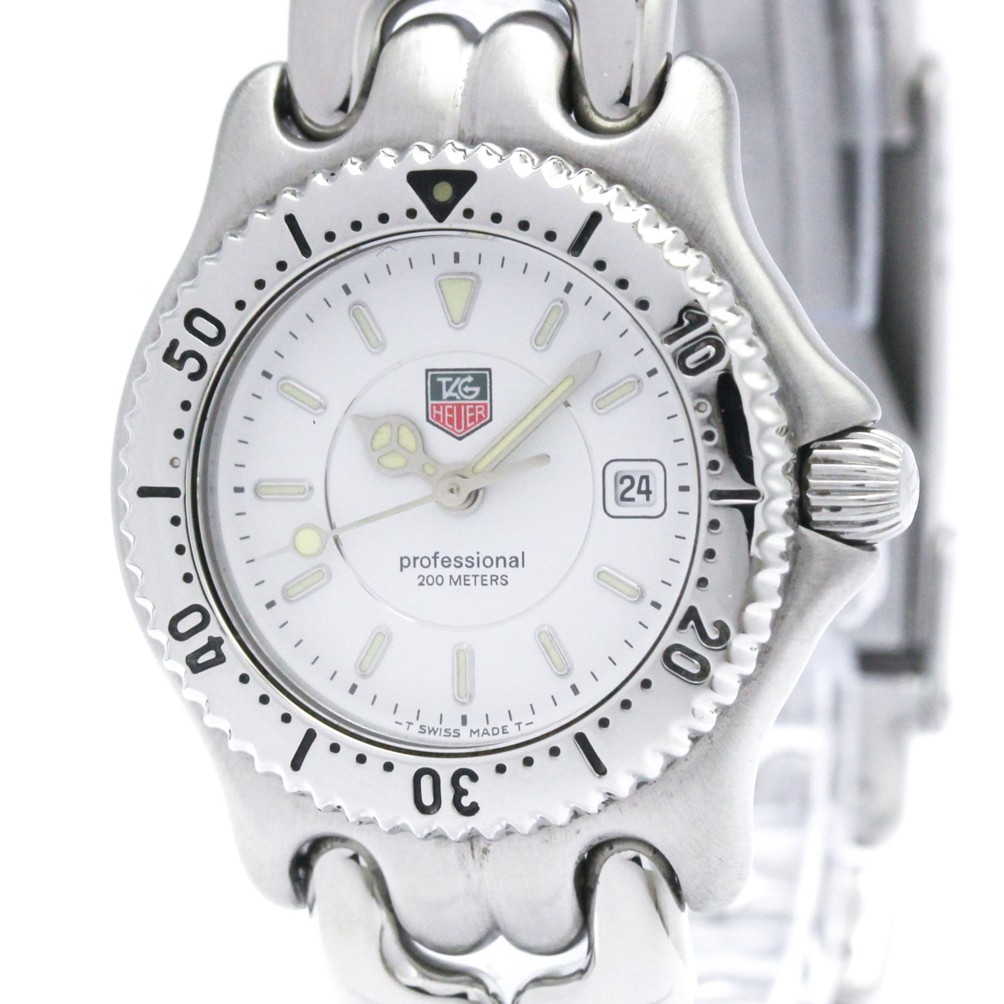 TAG HEUER Sel Professional 200M Steel Quartz Watch WG1312 Polished