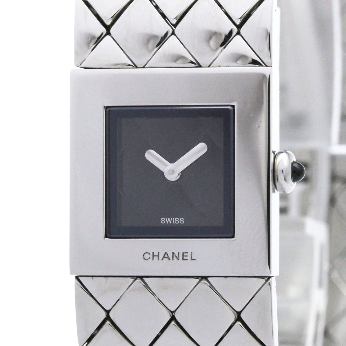 Chanel Matelasse H0009 Black Dial 19mm Watch
