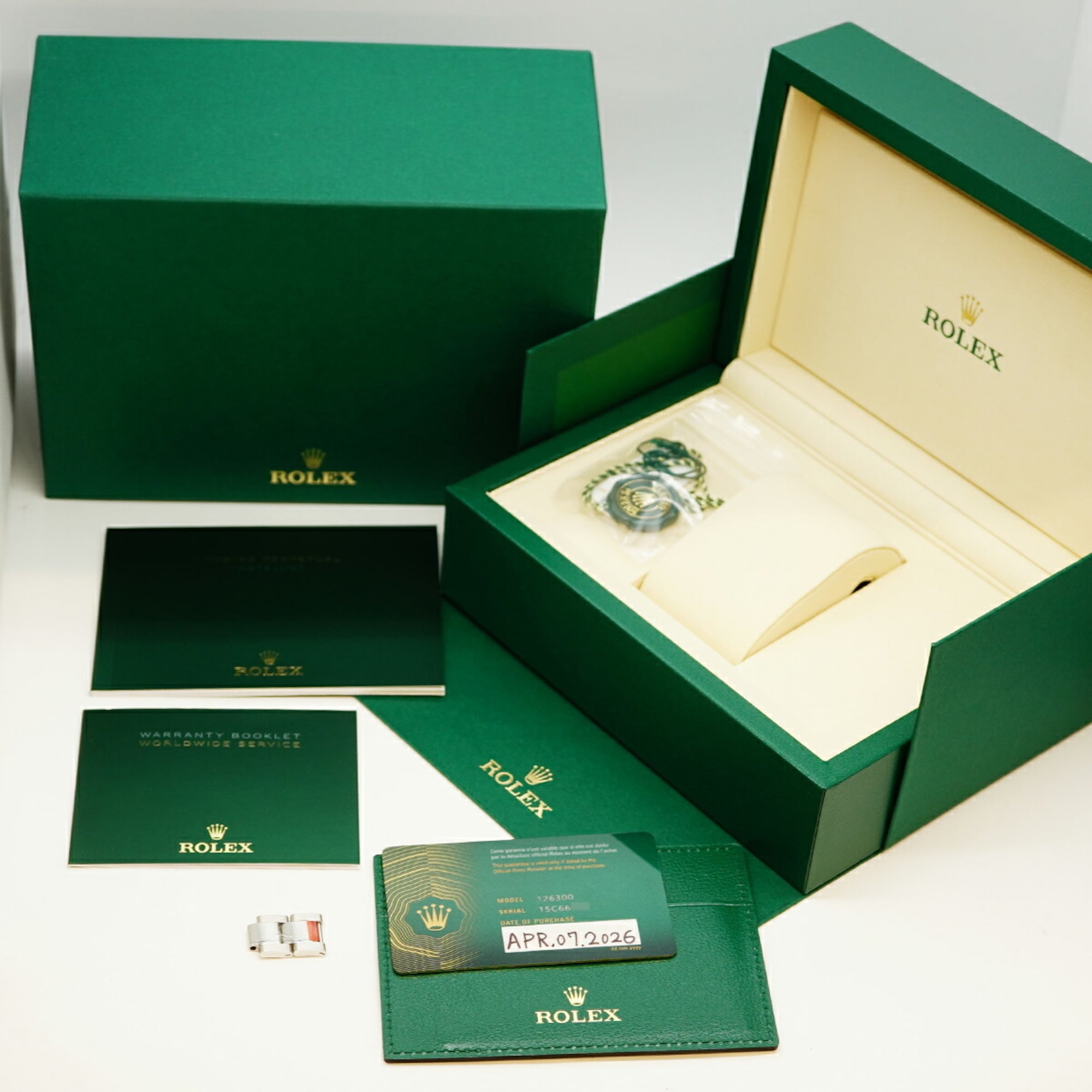 Rolex Datejust 41 126300 Green Dial Men's Watch