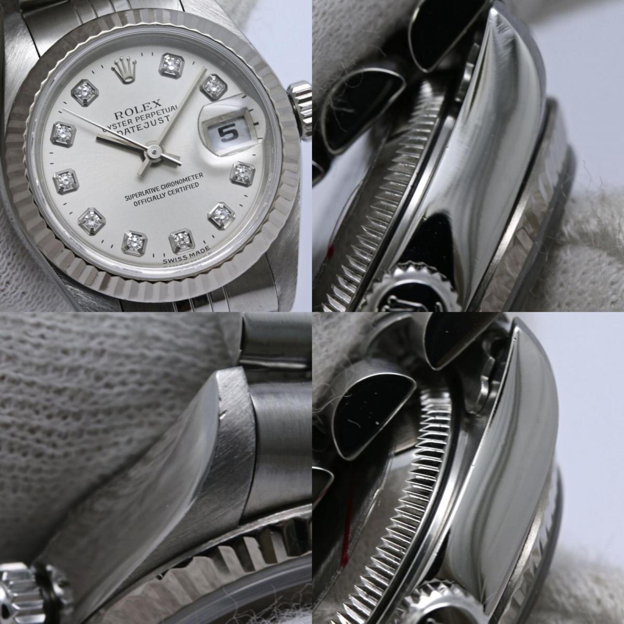 Rolex Datejust 79174G Silver Dial 26mm Watch