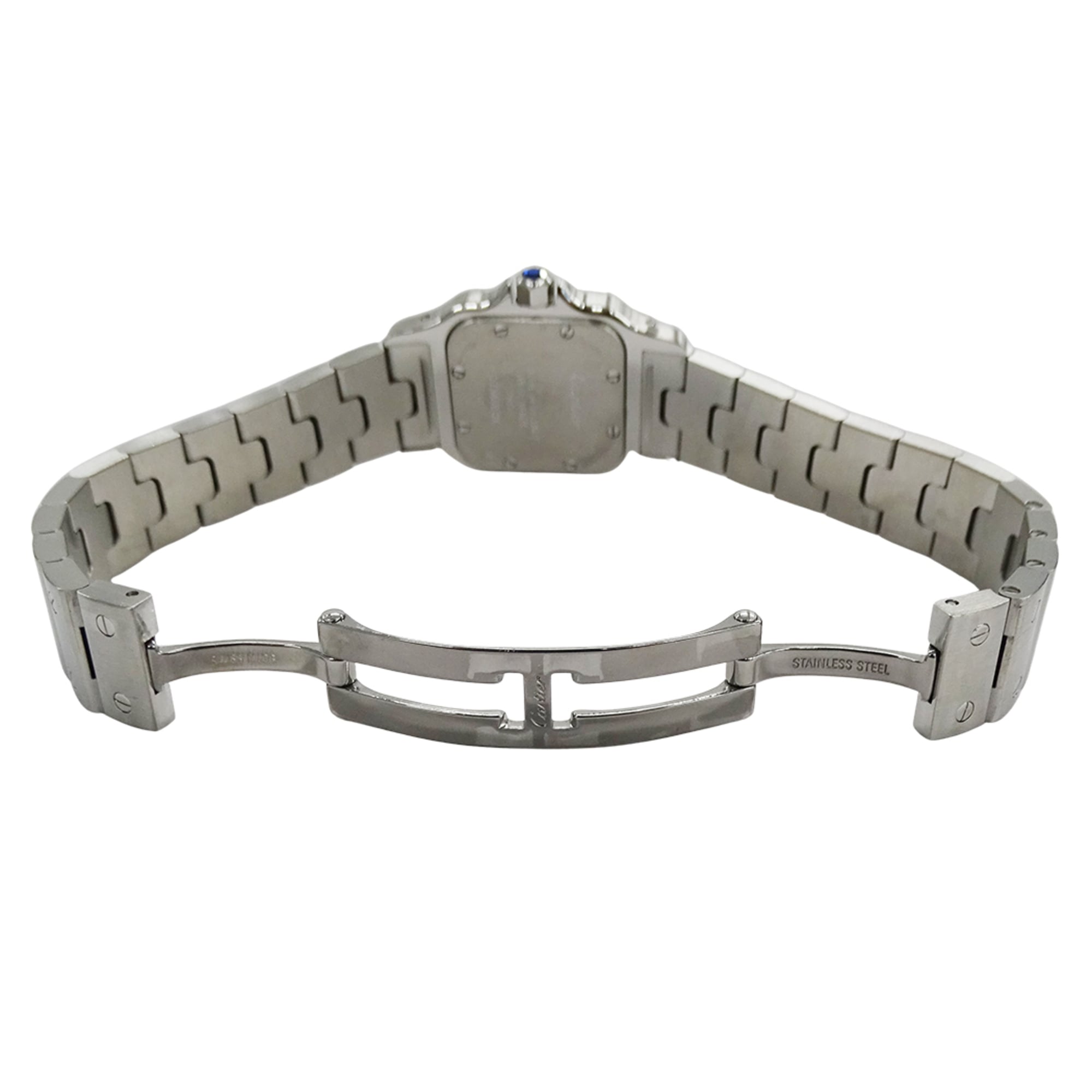 Cartier Santos Galbee SM W20056D6 Ivory Dial 24mm Watch
