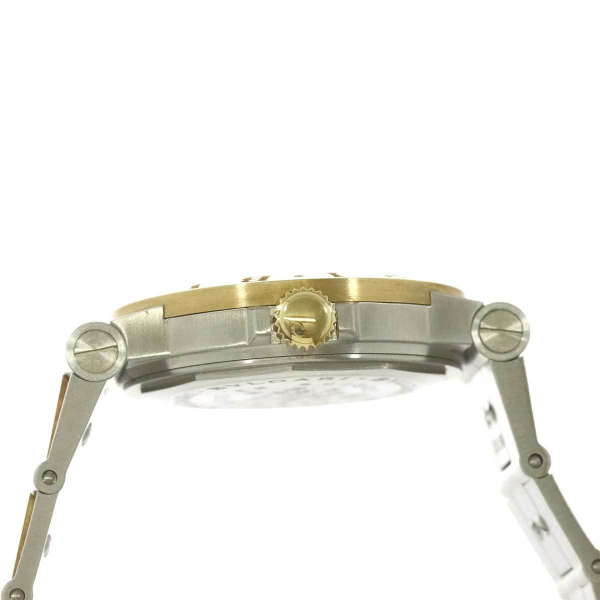 Bvlgari Diagono Sport Combination LCV29SG horloge met zwarte wijzerplaat, 29 mm
