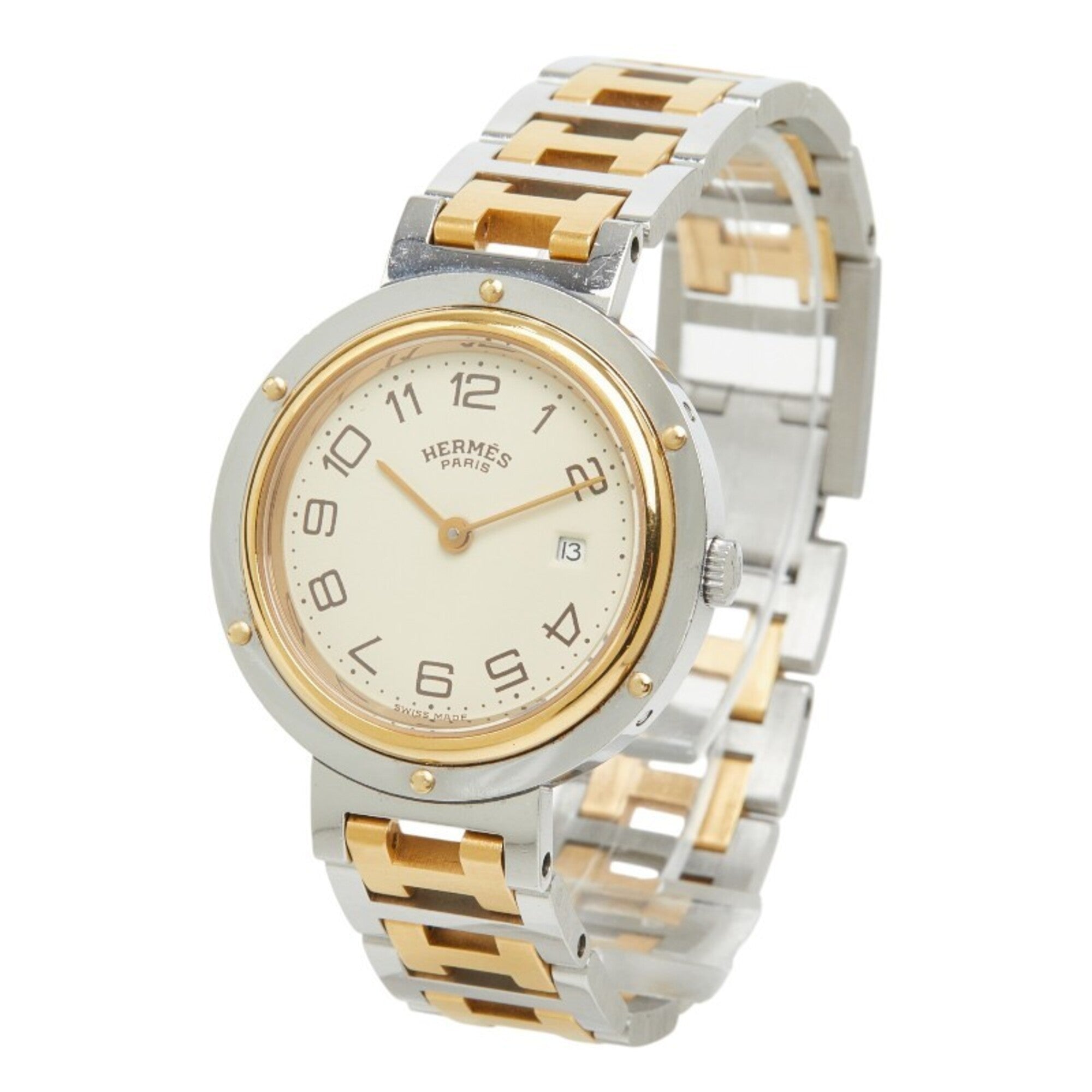 Hermes Clipper CL3.440 Beige Dial 30mm Watch