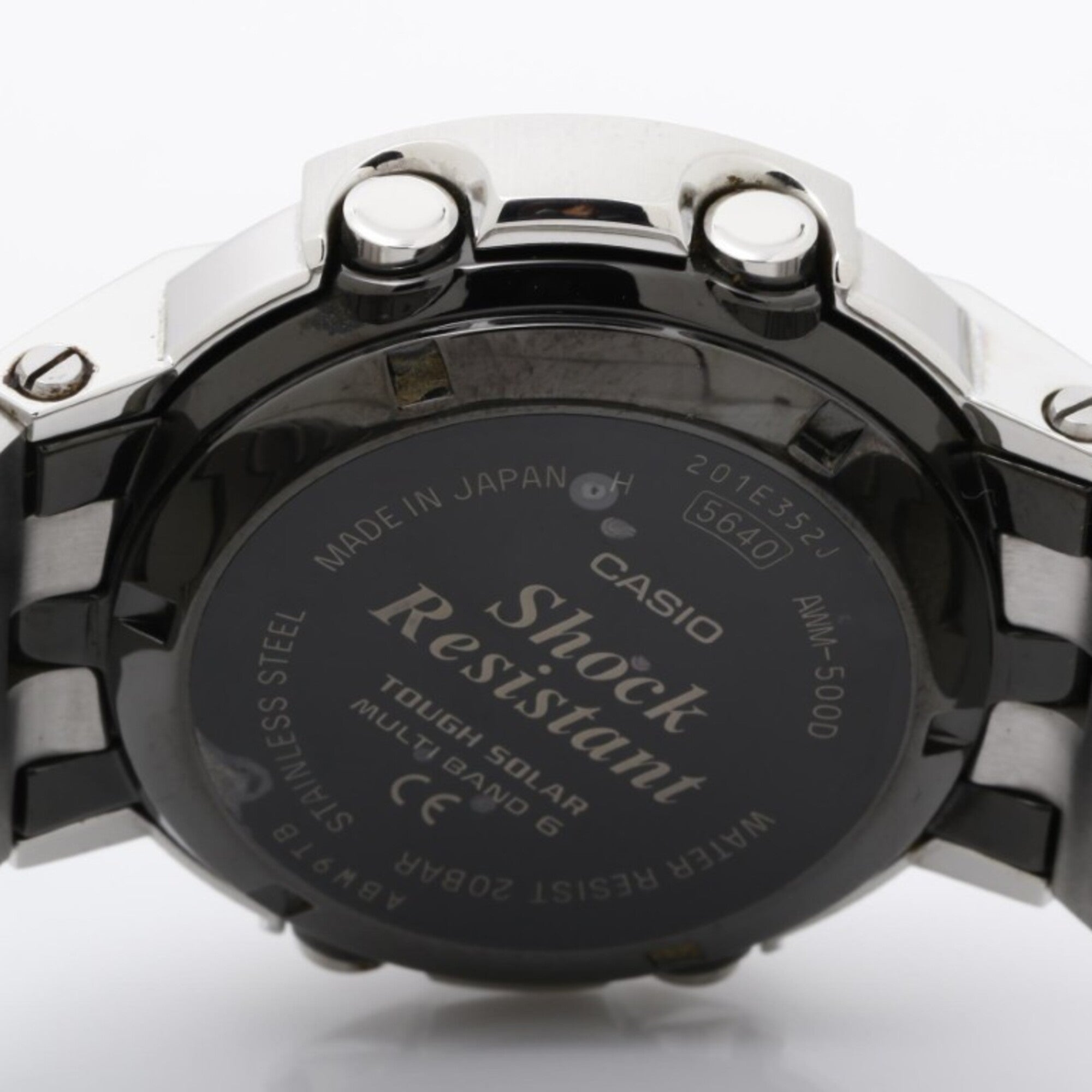 Montre Casio G-SHOCK FULL METAL série AW-500, modèle AWM-500D-1AJF Noir, cadran de 44 mm