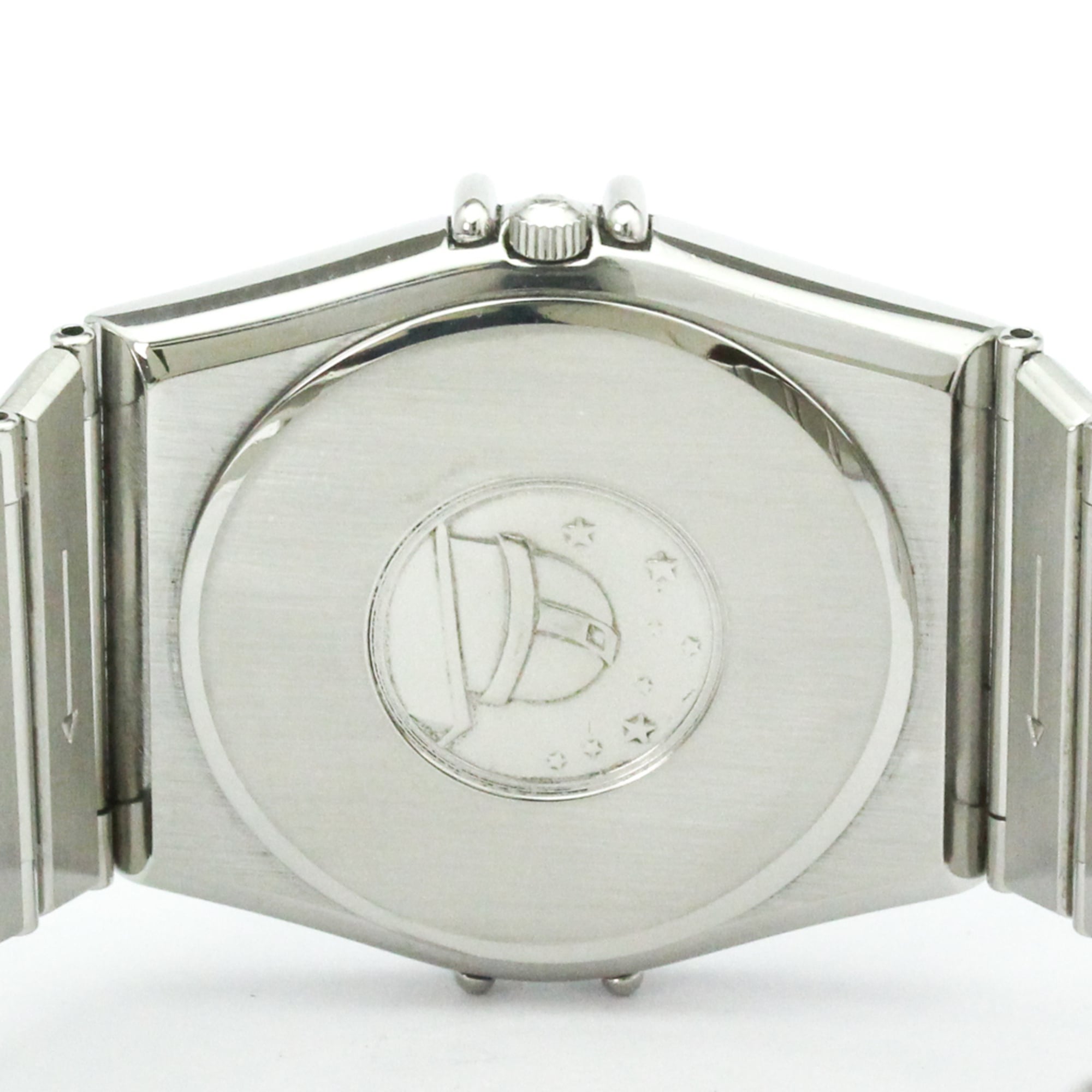 OMEGA Constellation Day Date stalen quartz herenhorloge 396.1070