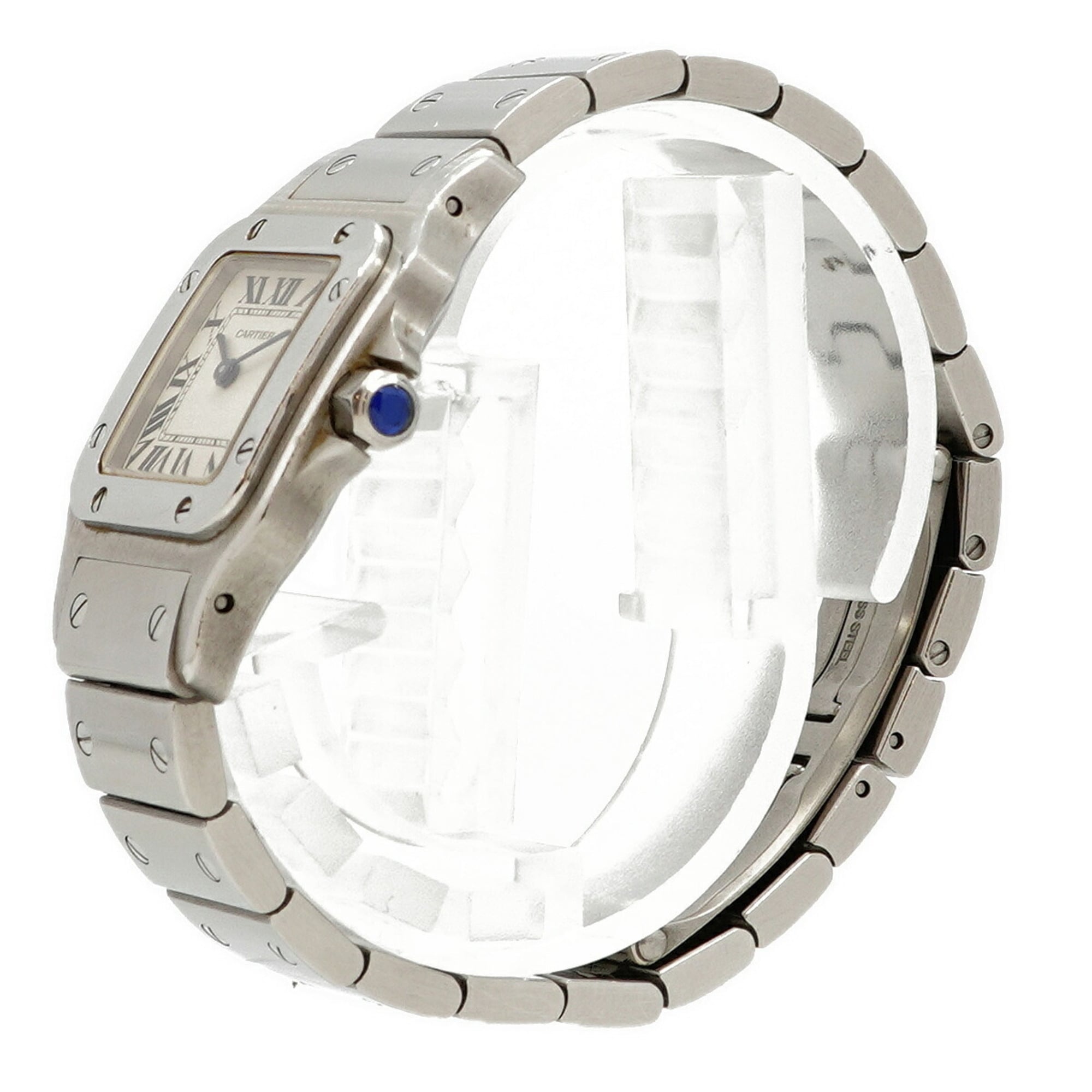 Cartier Santos W20056D6 Silver Dial 23mm Watch