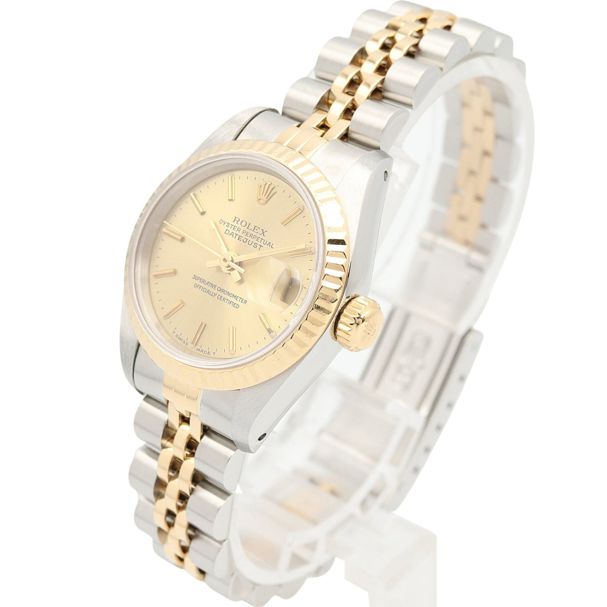 Rolex Datejust 69173 Champagne, Gold Dial 26mm Watch