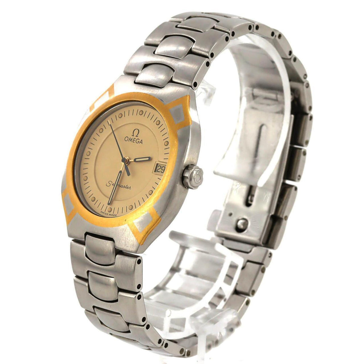 Omega Seamaster Polaris Gold Dial 31mm Watch