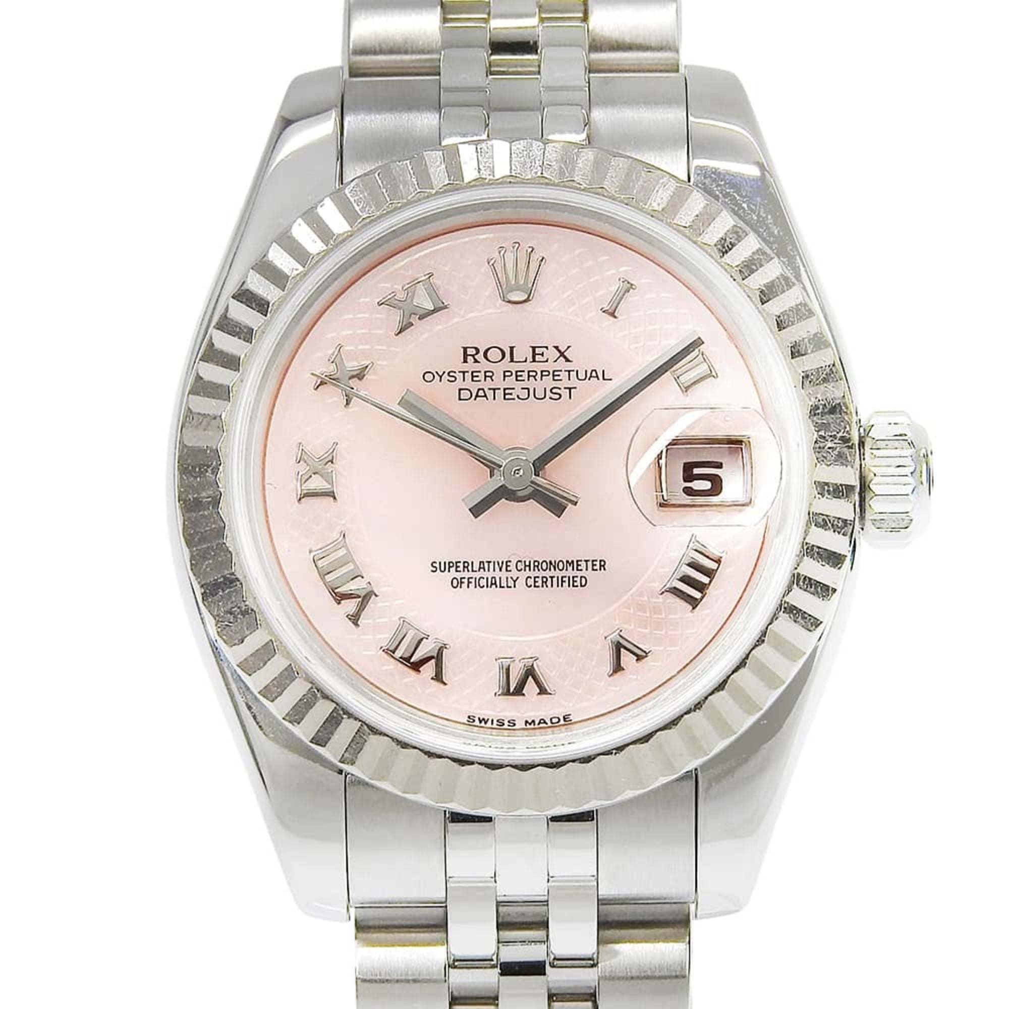 Montre Rolex Datejust Rose à cadran 26 mm