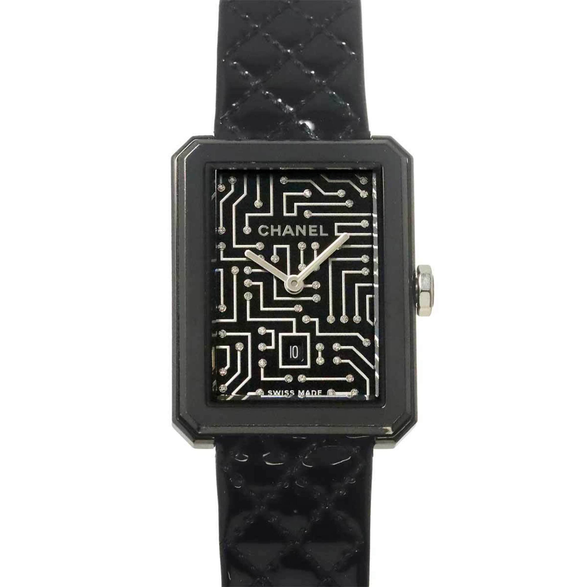 Chanel Boyfriend H7946 Black Dial 27mm Watch