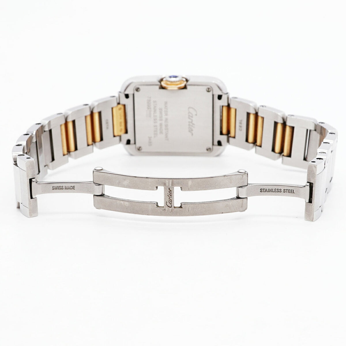 Montre Cartier Tank Anglaise SM W5310036, cadran argenté, 22 mm