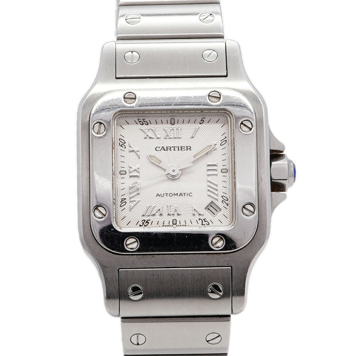 Cartier Santos Galbee SM W20040D6 Silver Dial 24mm Watch