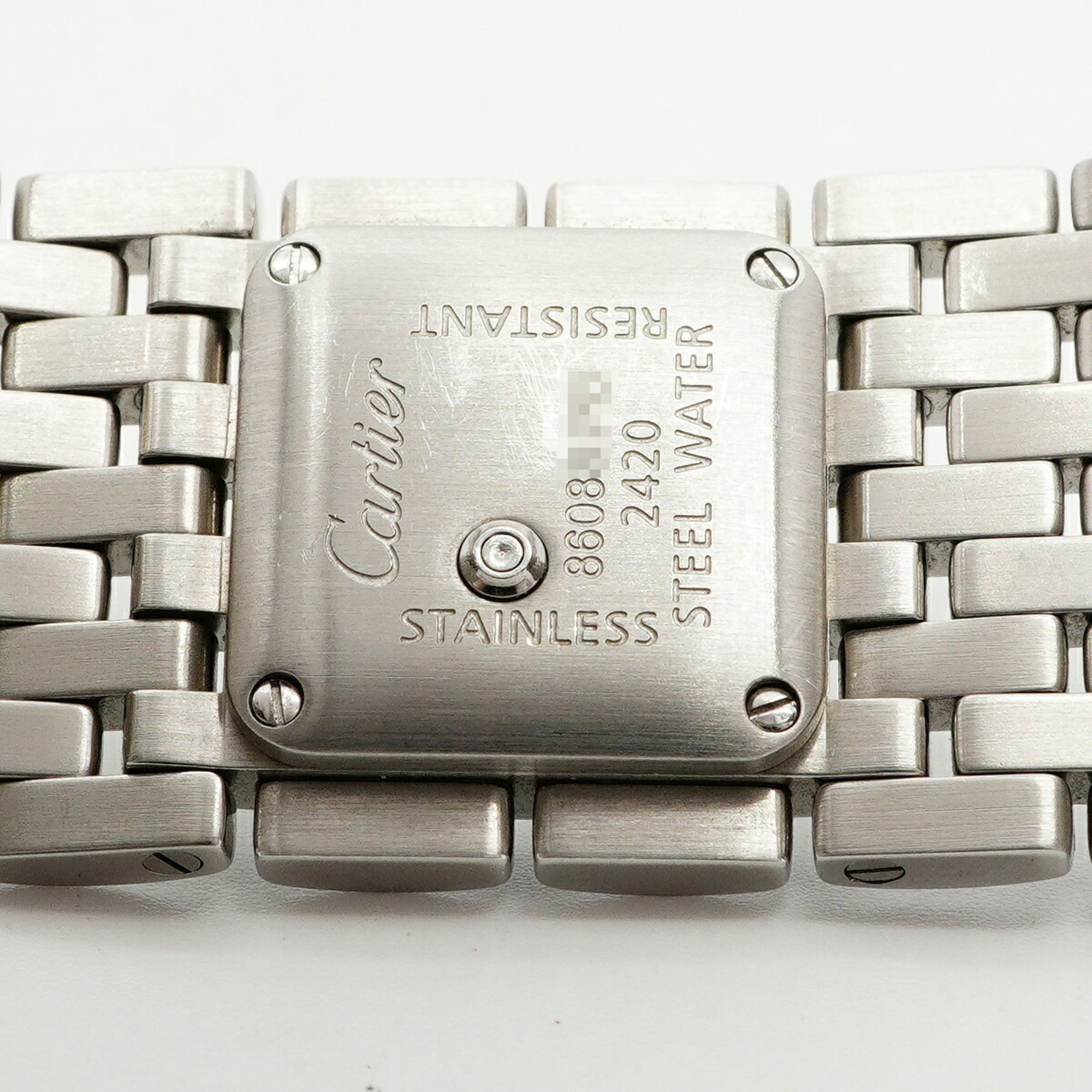 Cartier PanthÃ¨re Ruban LM W61004T9 Silver Dial Wo