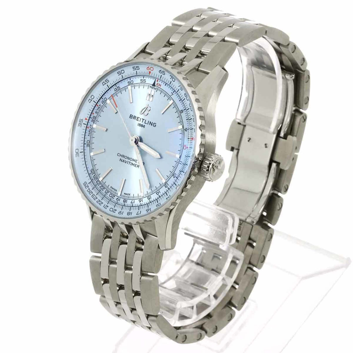 Breitling Navitimer A41330 Ice blue Dial 41mm Watch