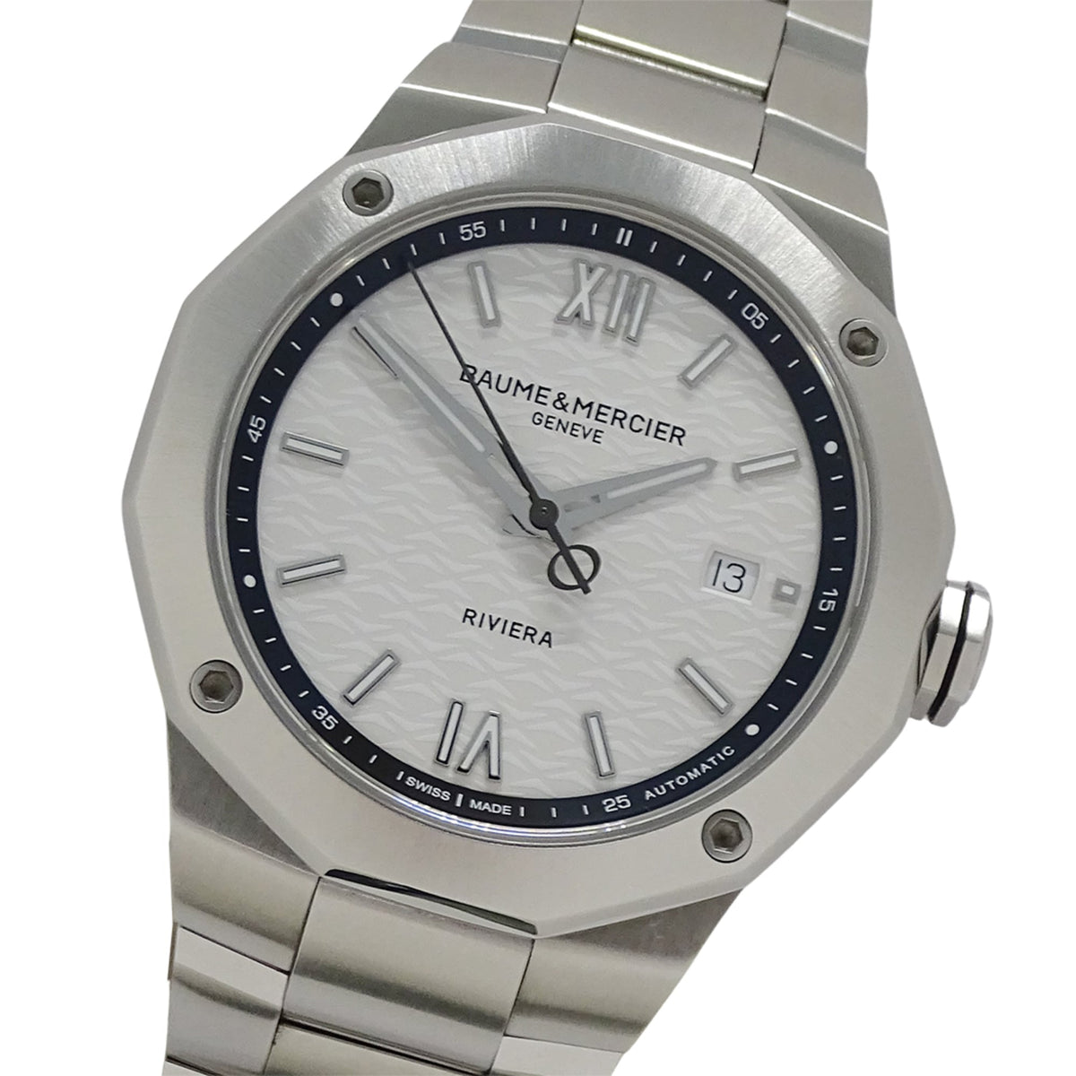 Baume & Mercier Riviera M0A10829 Weiß Zifferblatt 42 mm Uhr