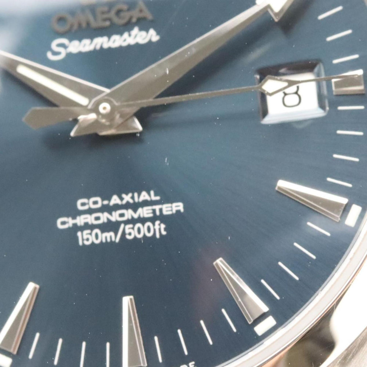 Omega Seamaster Aqua Terra 2503.8 mit blauem Zifferblatt 39mm Uhr