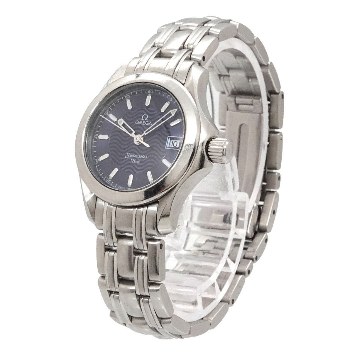 Omega Seamaster 2581 81 horloge met blauwe wijzerplaat, 26 mm