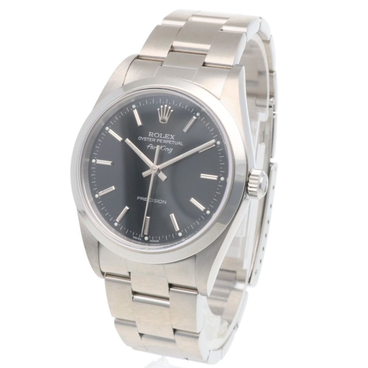 Rolex 14000M Black Dial 34mm Watch