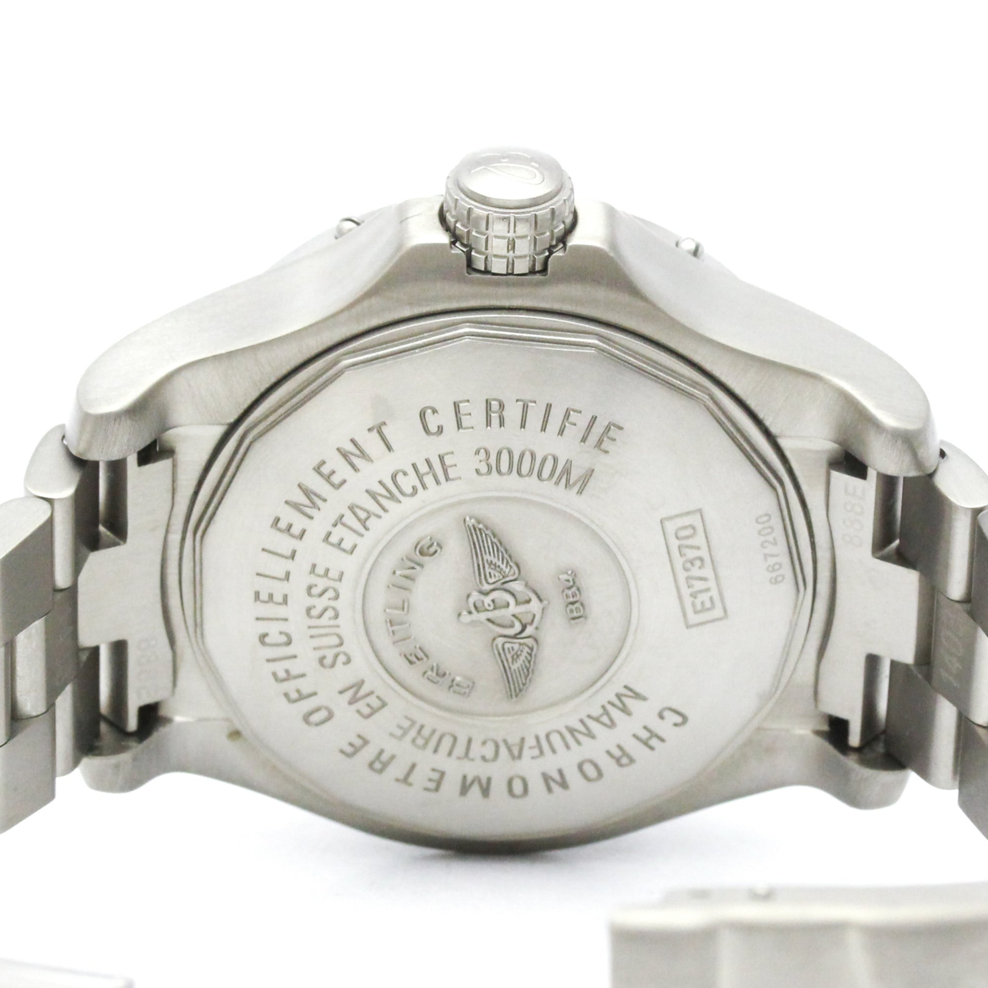 Breitling Avenger E17370 Black Dial 44mm Watch