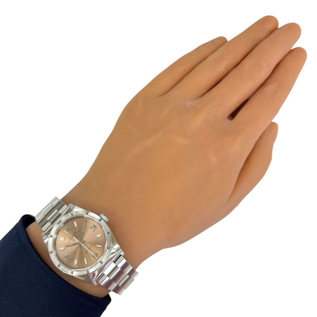 Rolex Air-King Oyster Perpetual 14010M Rosa Zifferblatt 34 mm Uhr