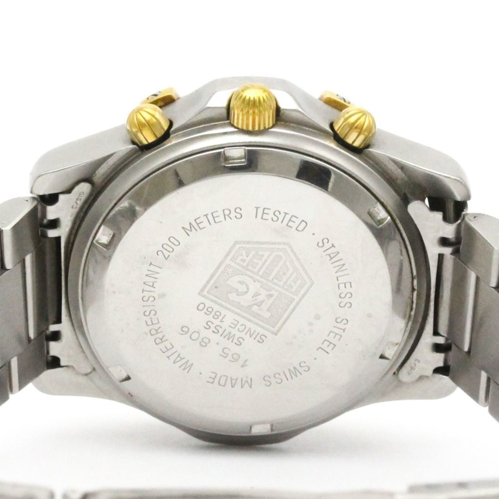 TAG HEUER 2000 Professional Chronograph vergoldete Stahluhr 165.806