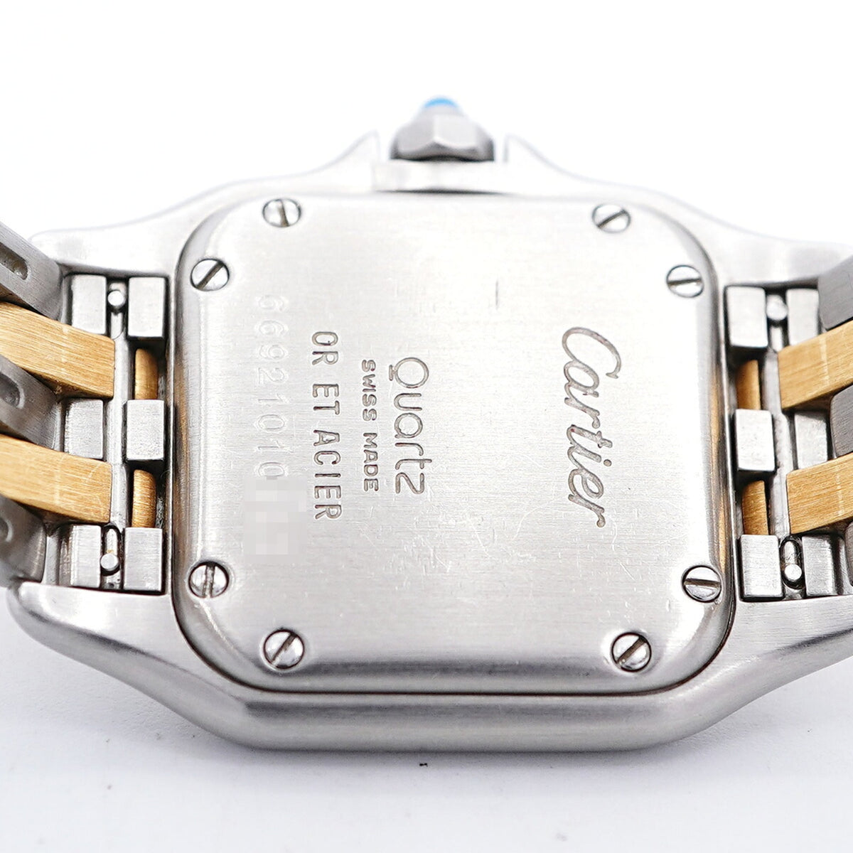 Cartier Panthère 66921 horloge met ivoorkleurige wijzerplaat, 21 mm