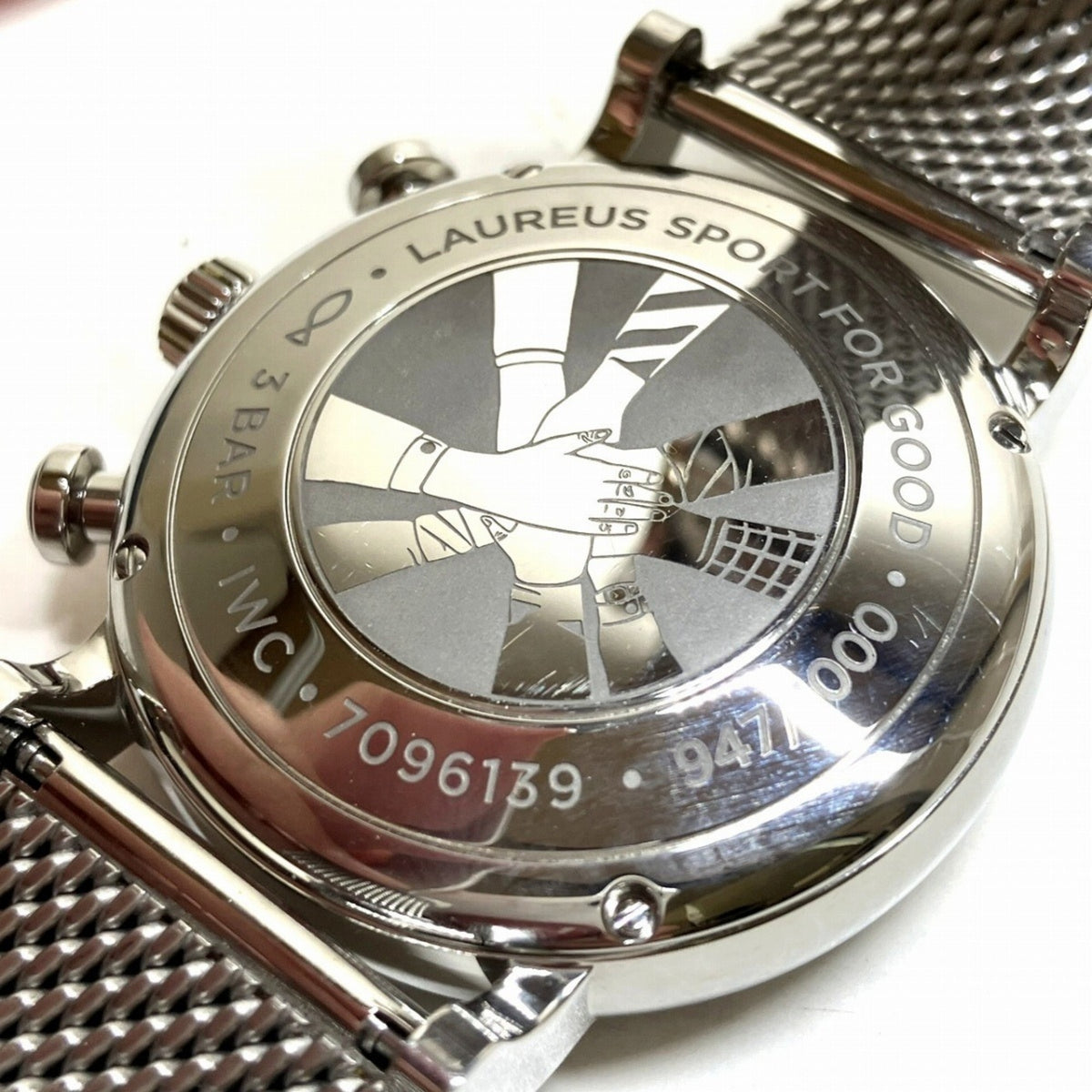 IWC Schaffhausen Portofino Chronograph 39 Laureus Sport for Gut IW391408 Zifferblatt 38 mm Uhr