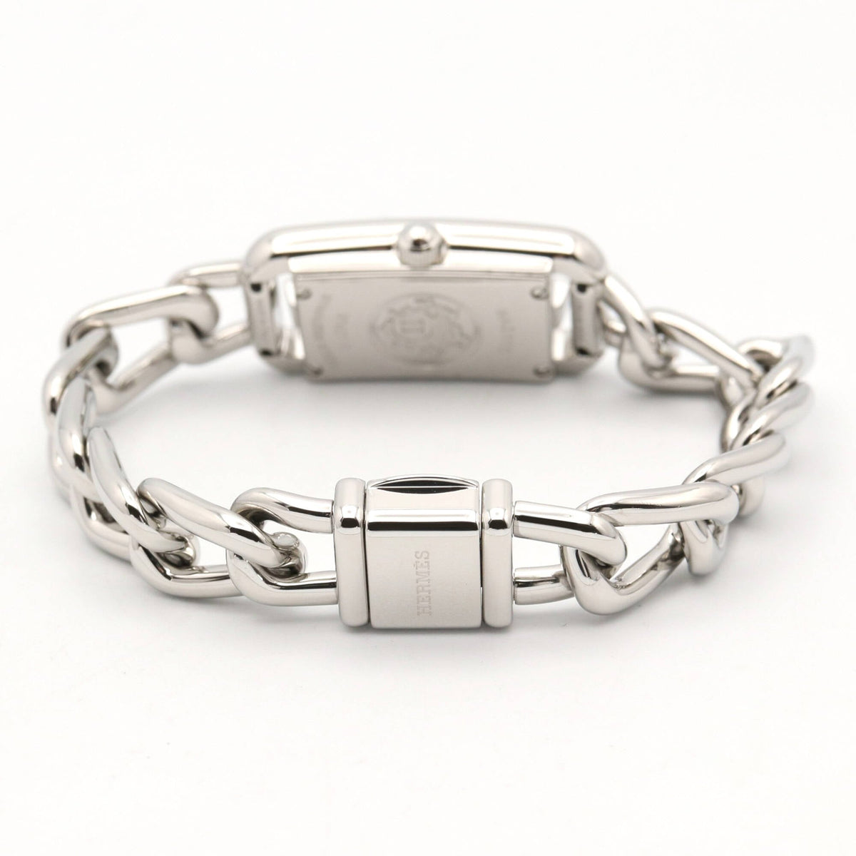 Hermes Nantucket NA2.110 horloge met zilveren wijzerplaat, 17 mm