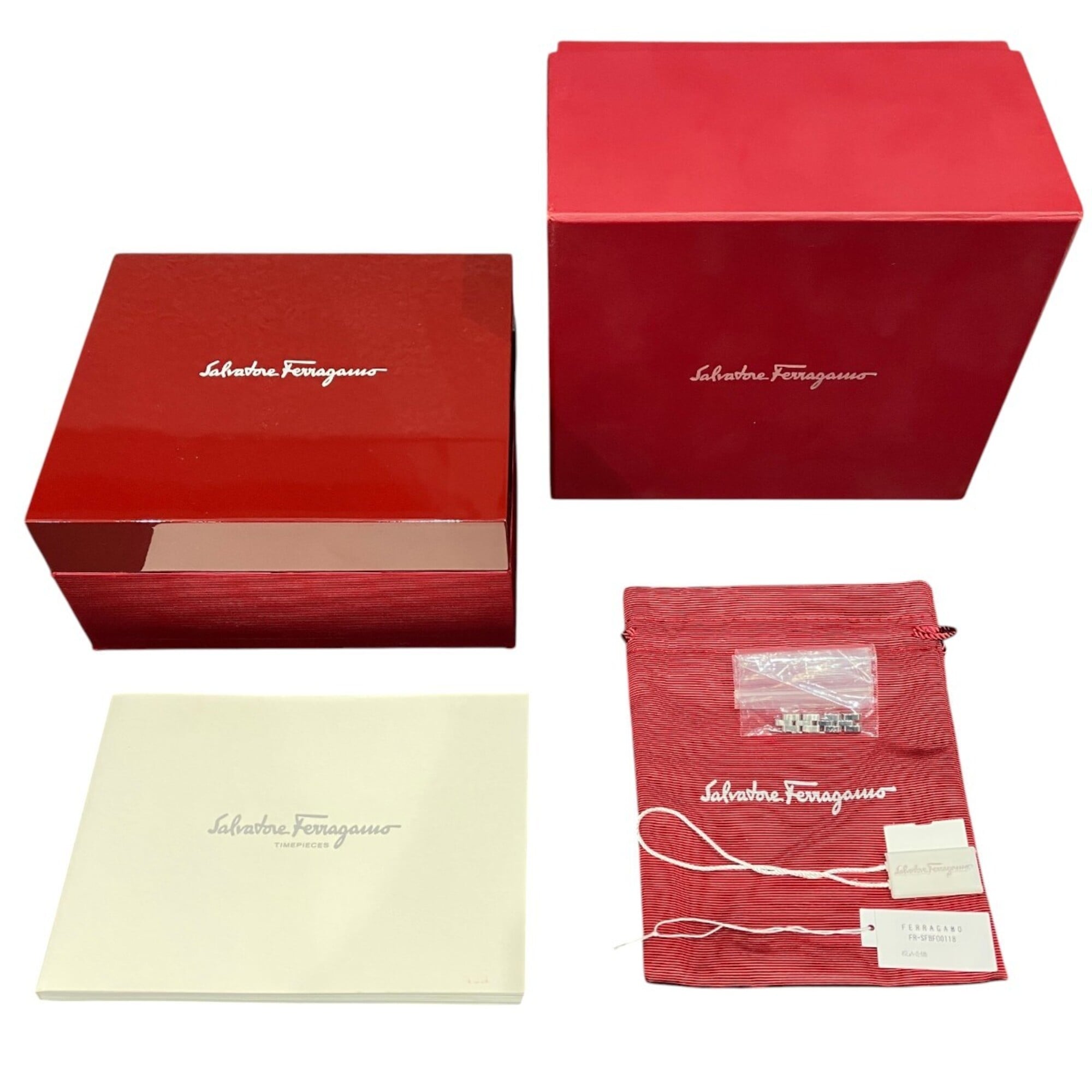 Salvatore Ferragamo Gancini watch, total weight 34.6g, stainless steel, quartz movement, pink mother-of-pearl dial, SFBF00118