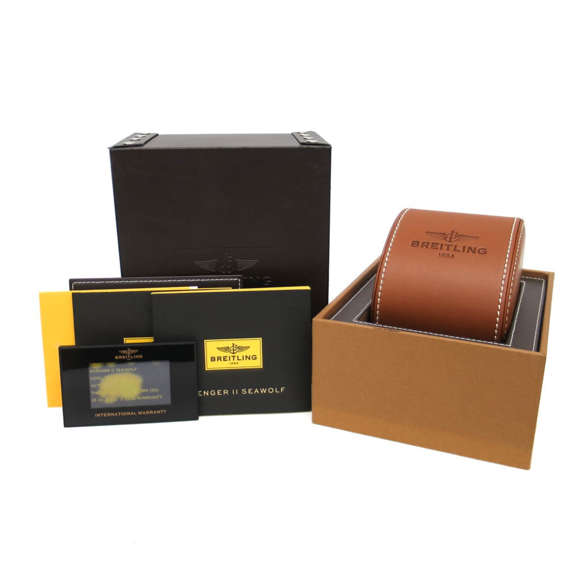 Breitling Avenger ll SeaWolf A17331 Yellow Dial 45mm Watch