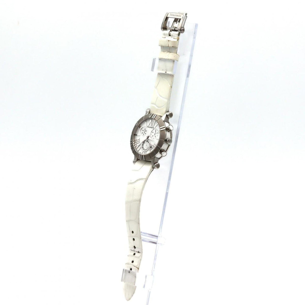 Tiffany & Co. Atlas Lady Chronograph Z1301.32.11A20A71A White Dial 36mm Watch