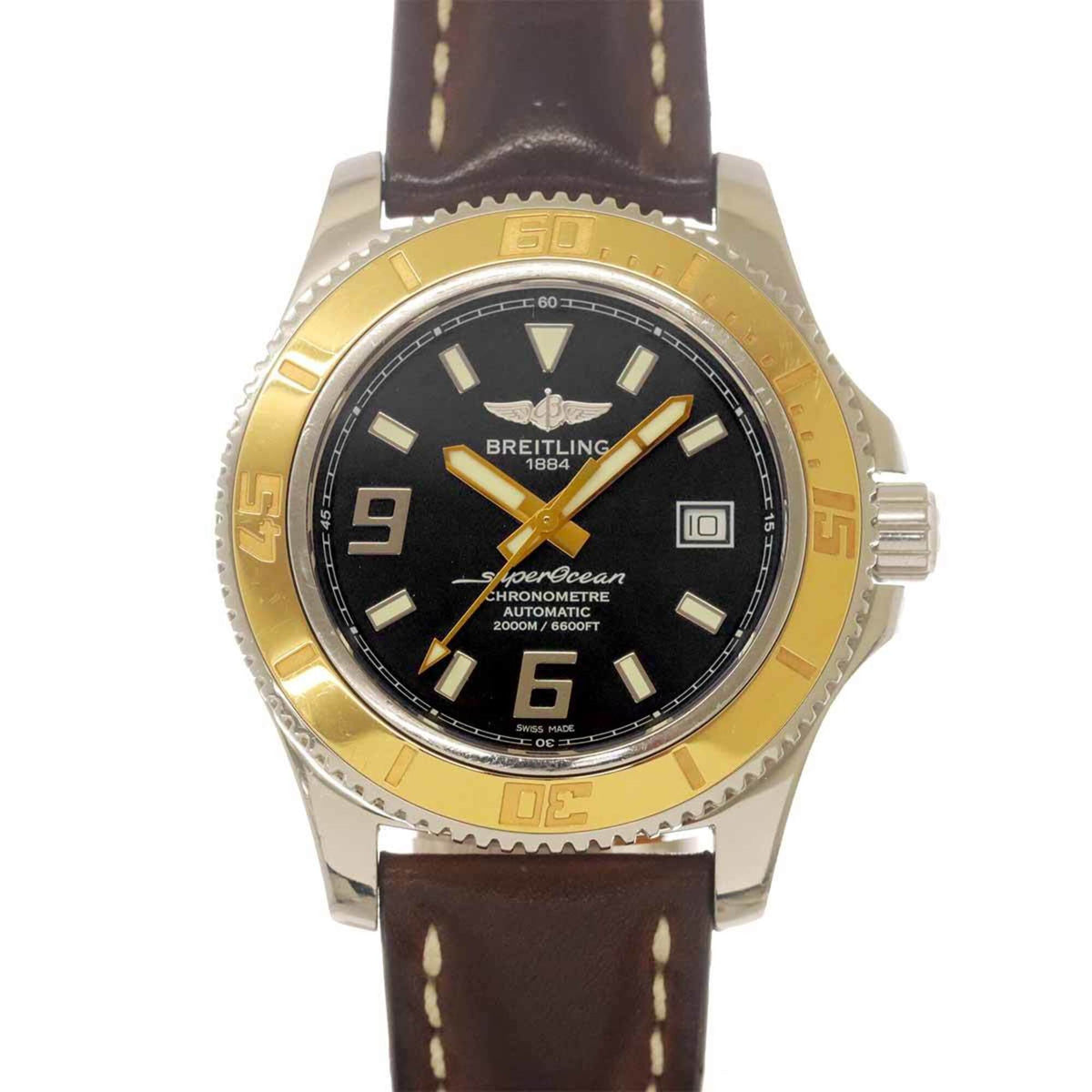 Breitling Superocean 44 C17391 Black Dial 44mm Watch