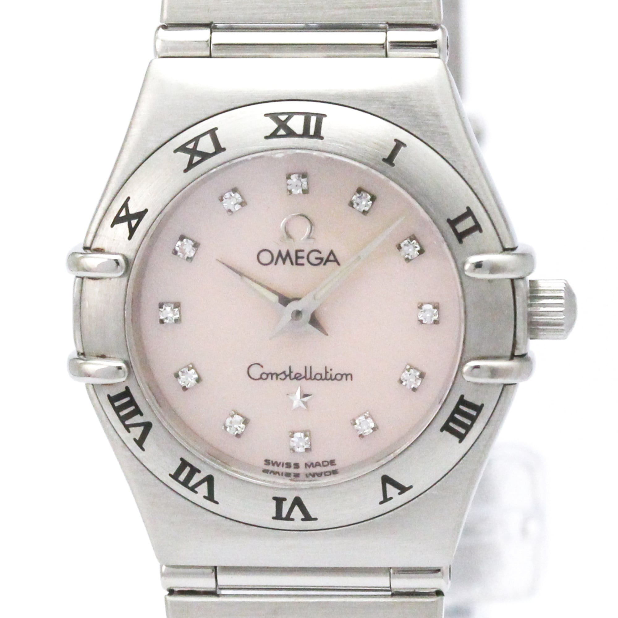 Omega Constellation 1562.65 Pink shell Dial 22mm Watch