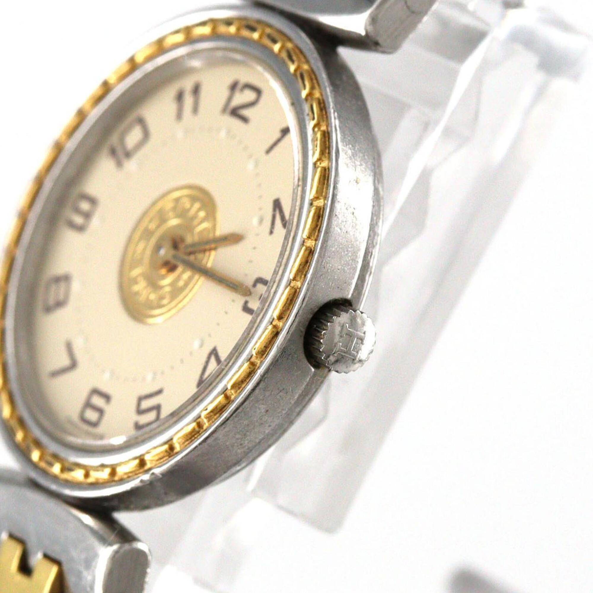 Hermes Sellier GZl1jdtx Ivory Dial 24mm Watch