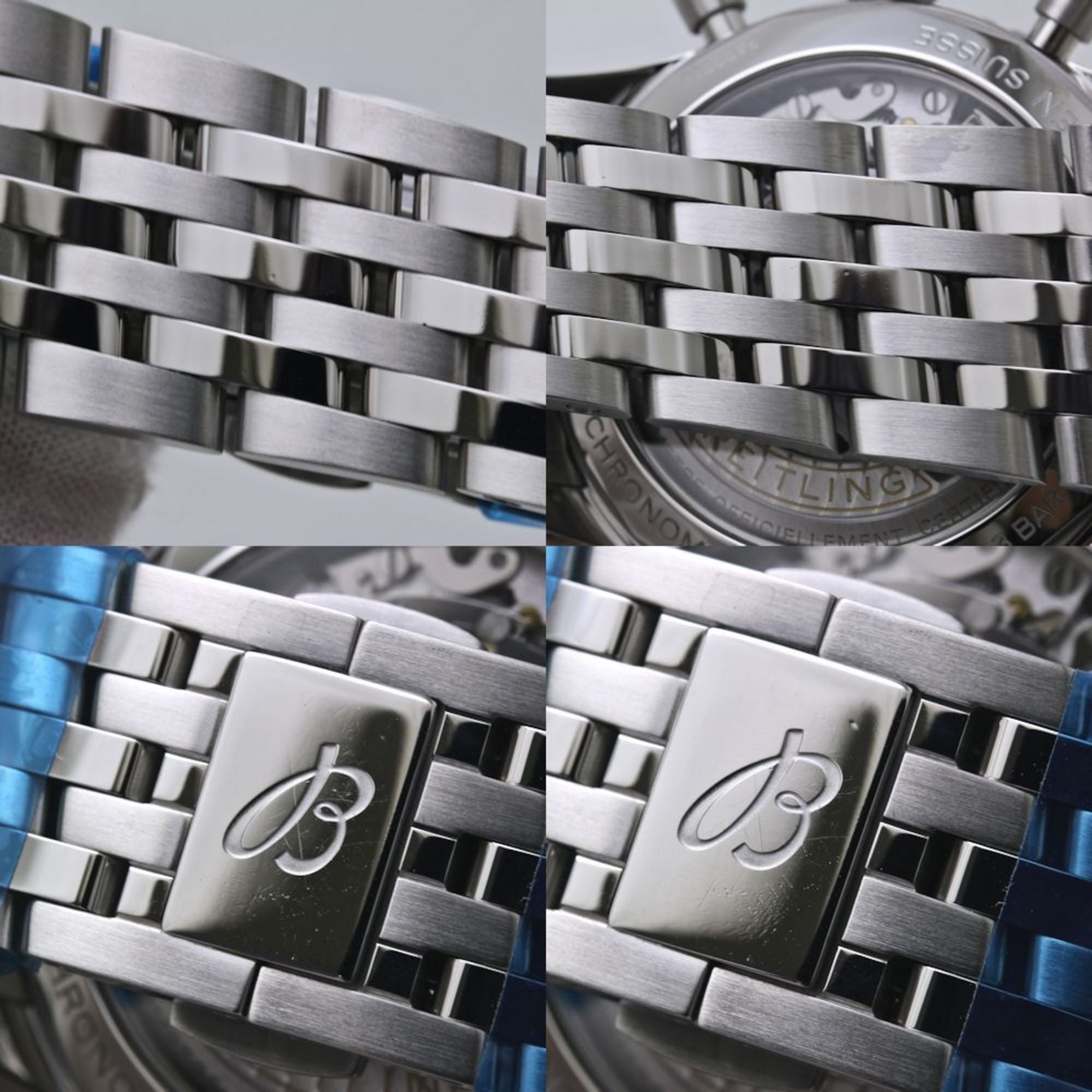 Montre Pour Hommes BREITLING Navitimer B01 Chronographe 41 AB0139211A1A1 AB0139 « Blanc Shell », Édition Limitée au Japon, acier inoxydable 40104