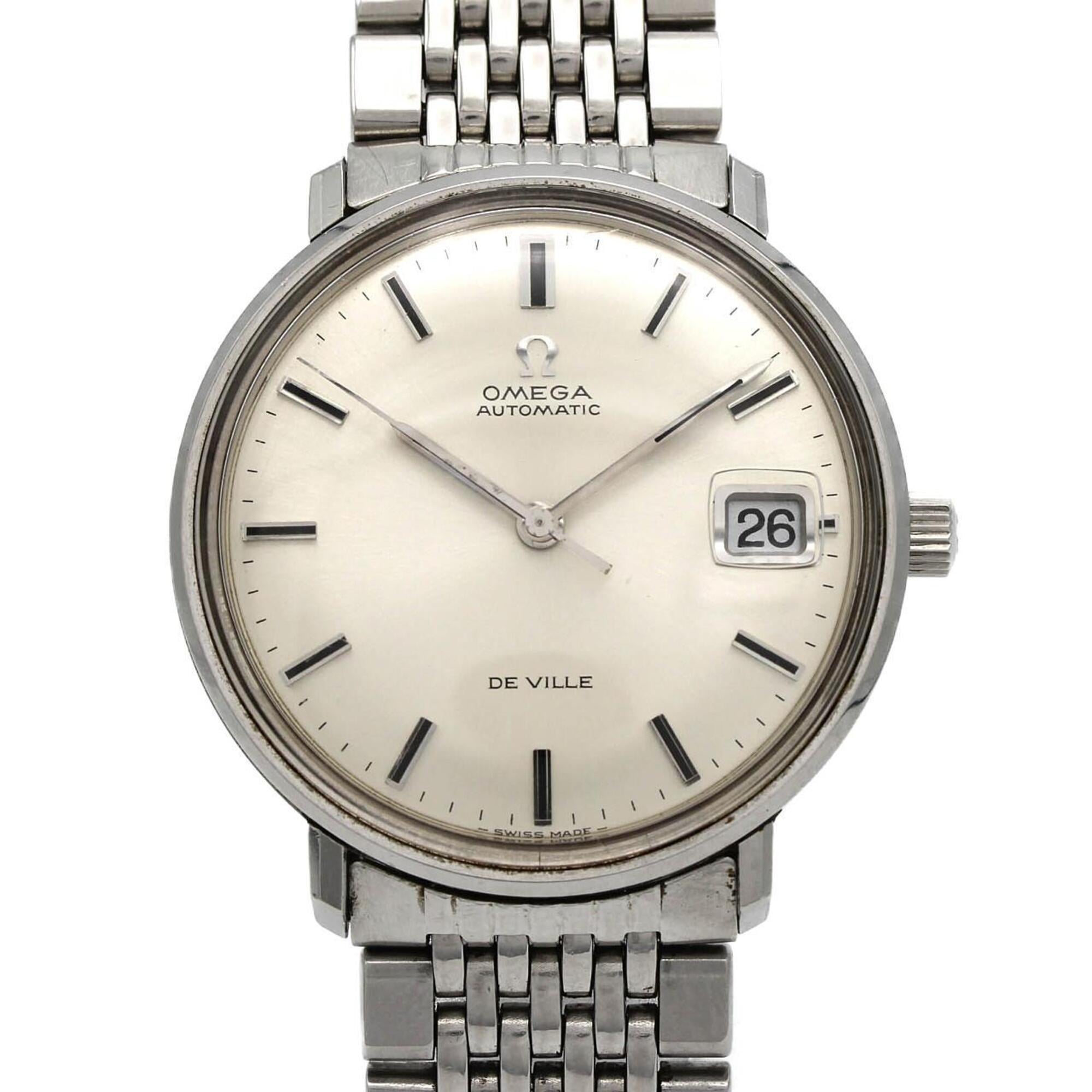 Omega De Ville 166033 Silver Dial 34mm Watch