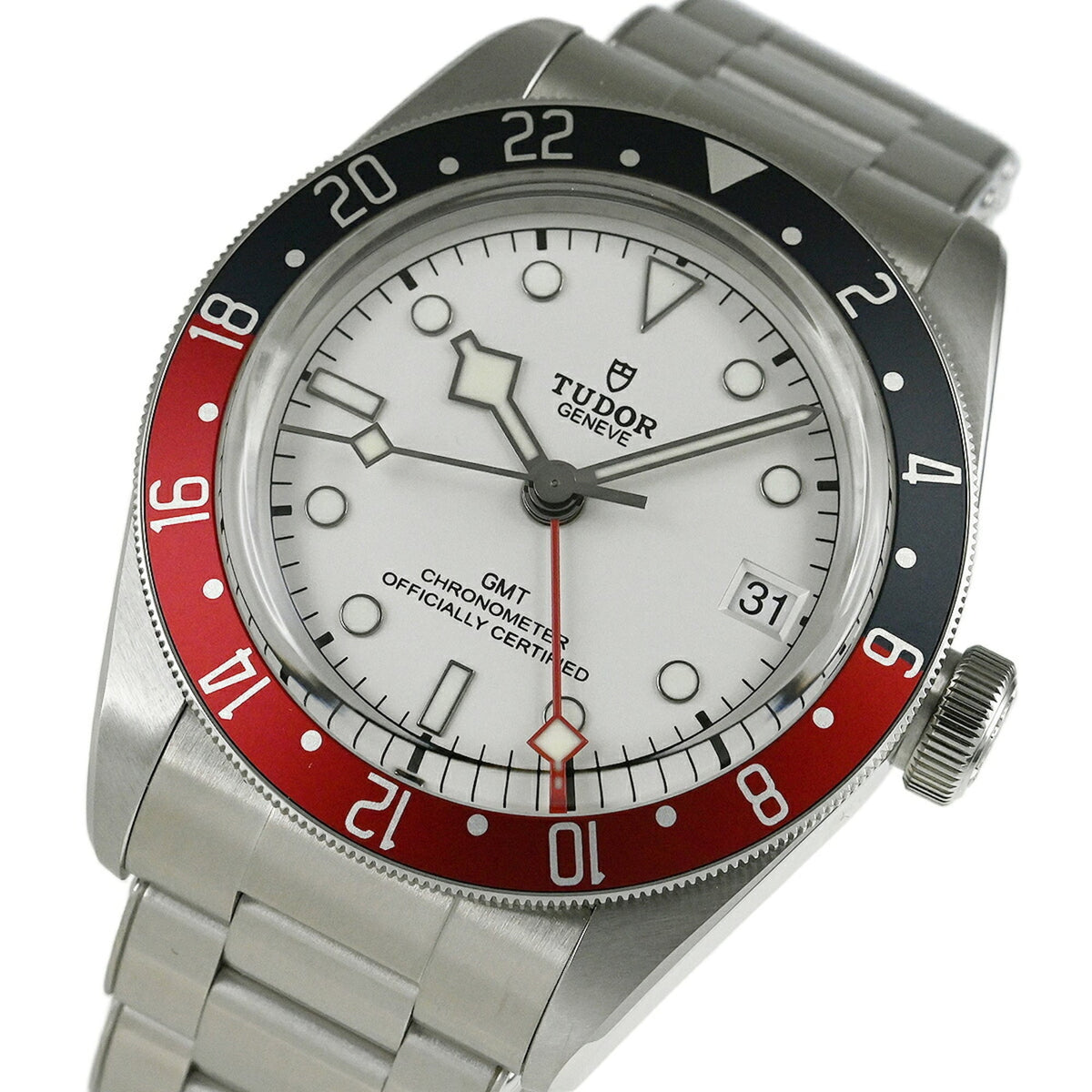 Tudor Black Bay GMT 79830RB Silver Dial 41mm Watch
