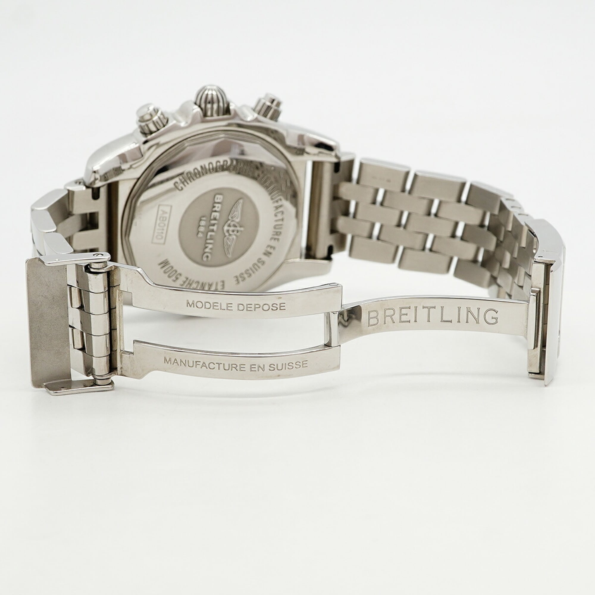Breitling Chronomat AB0110 Black Dial 43mm Watch