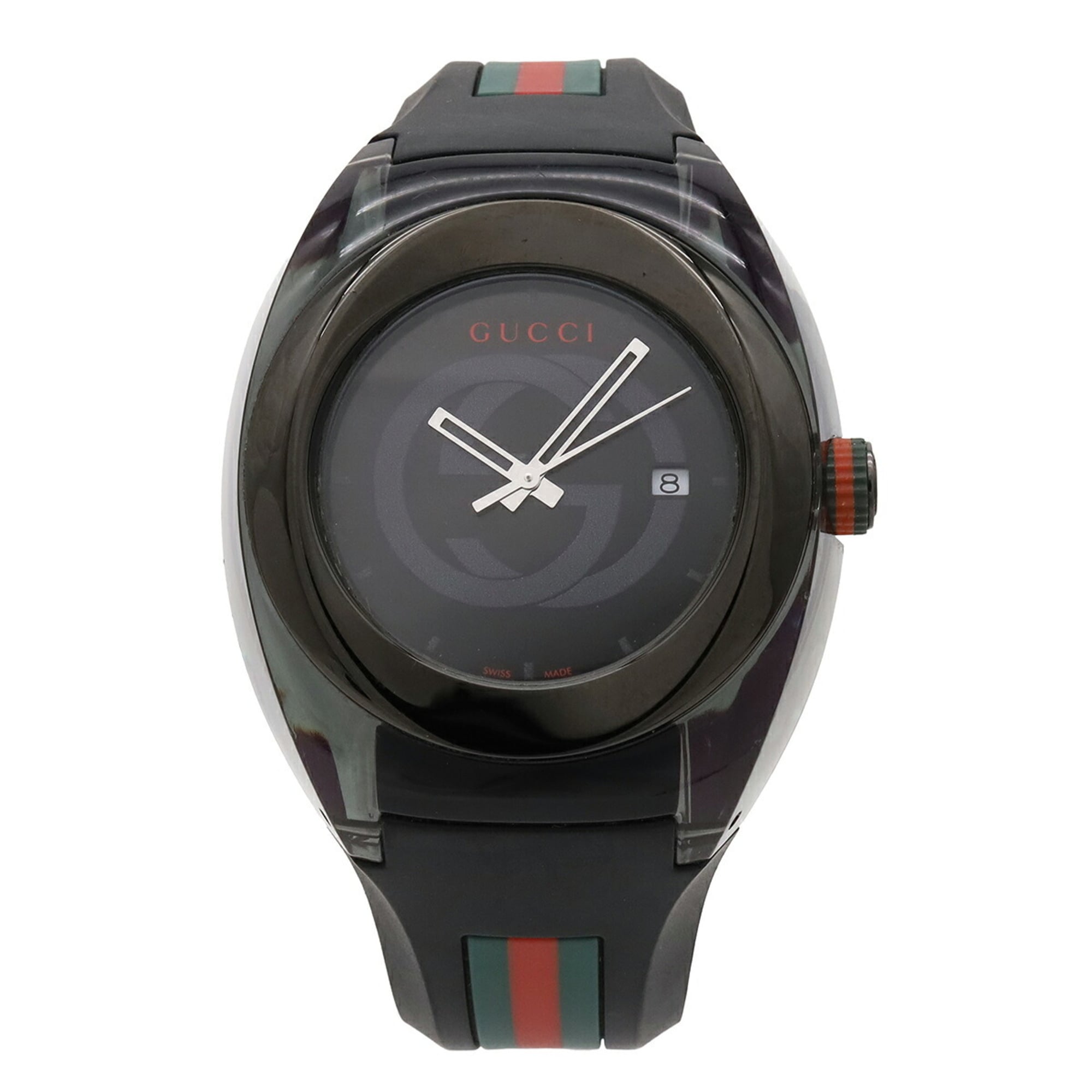 Gucci Sync Interlocking G Sherry 137.1 YA137107A Black Dial 45mm Watch