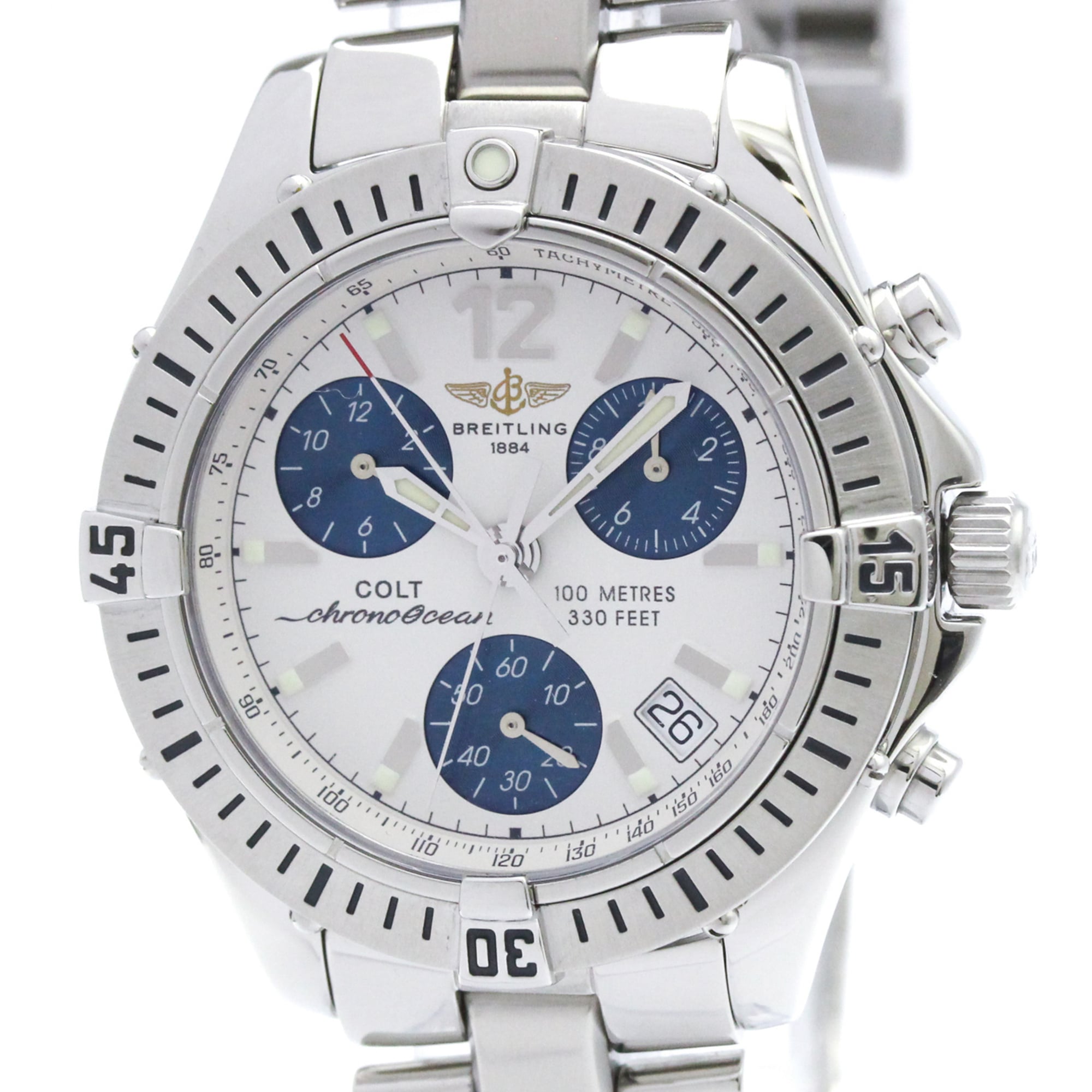 Breitling Colt A53350 Silver Dial 38mm Watch
